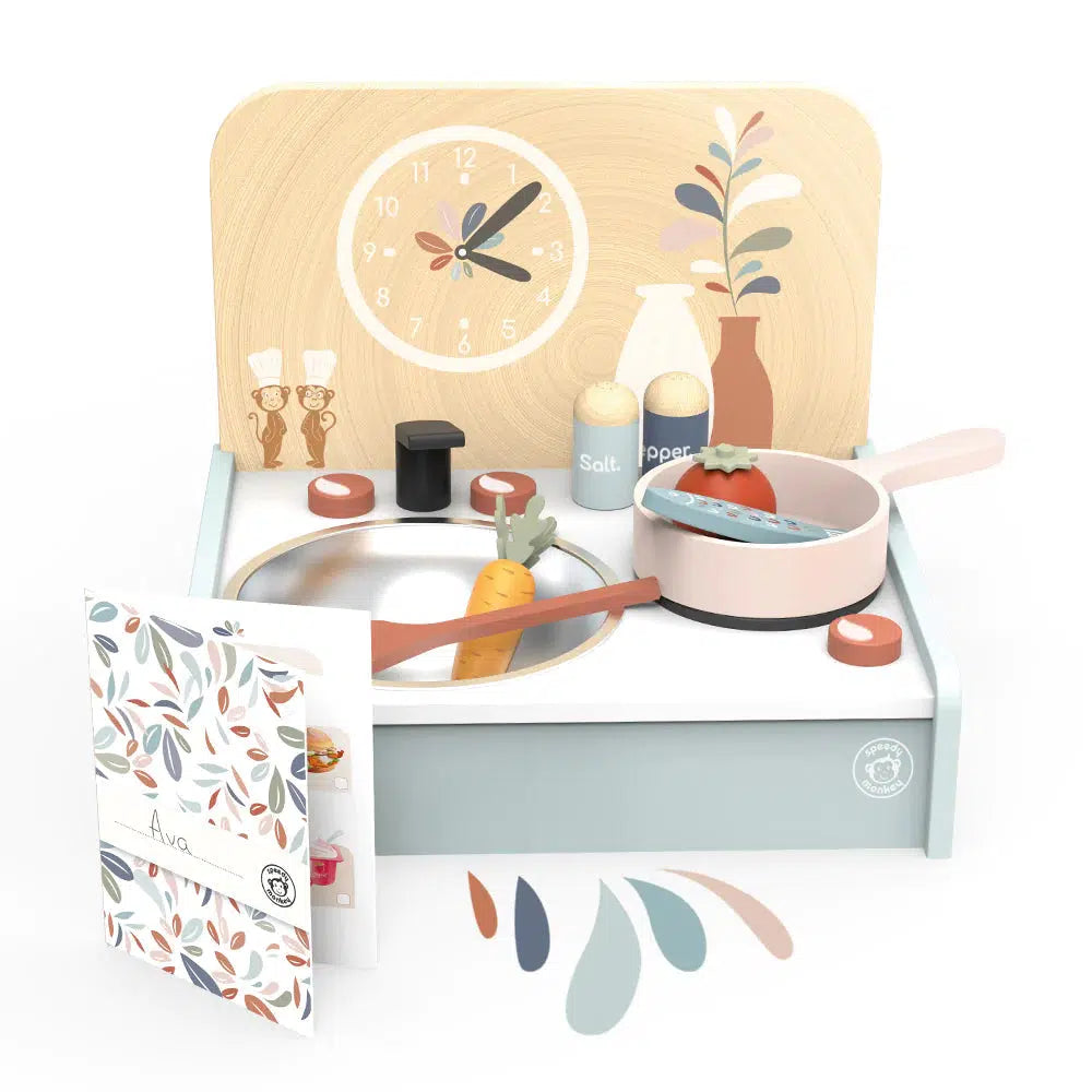 Speedy Monkey Wooden Kitchen Table - Durable & Stylish Dining Table for Small Spaces, Perfect for Breakfast Nook or Apartment Dining Area