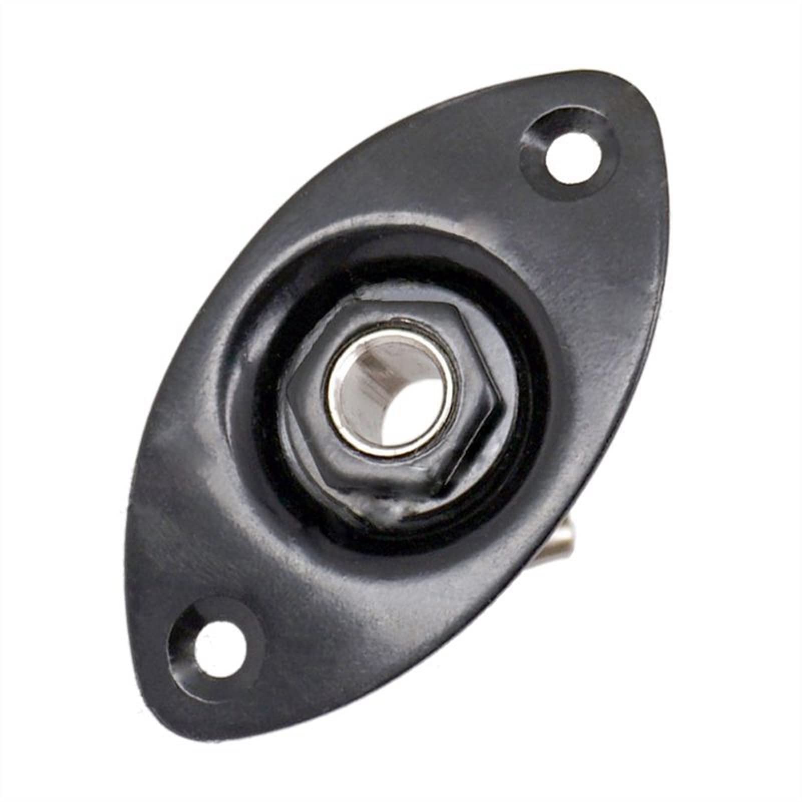 Acoustic Guitar Pickup - Magnetic Black Oval Indented Pickup with Interface Plate for Enhanced Sound | Perfect for Live Performances & Studio Recording