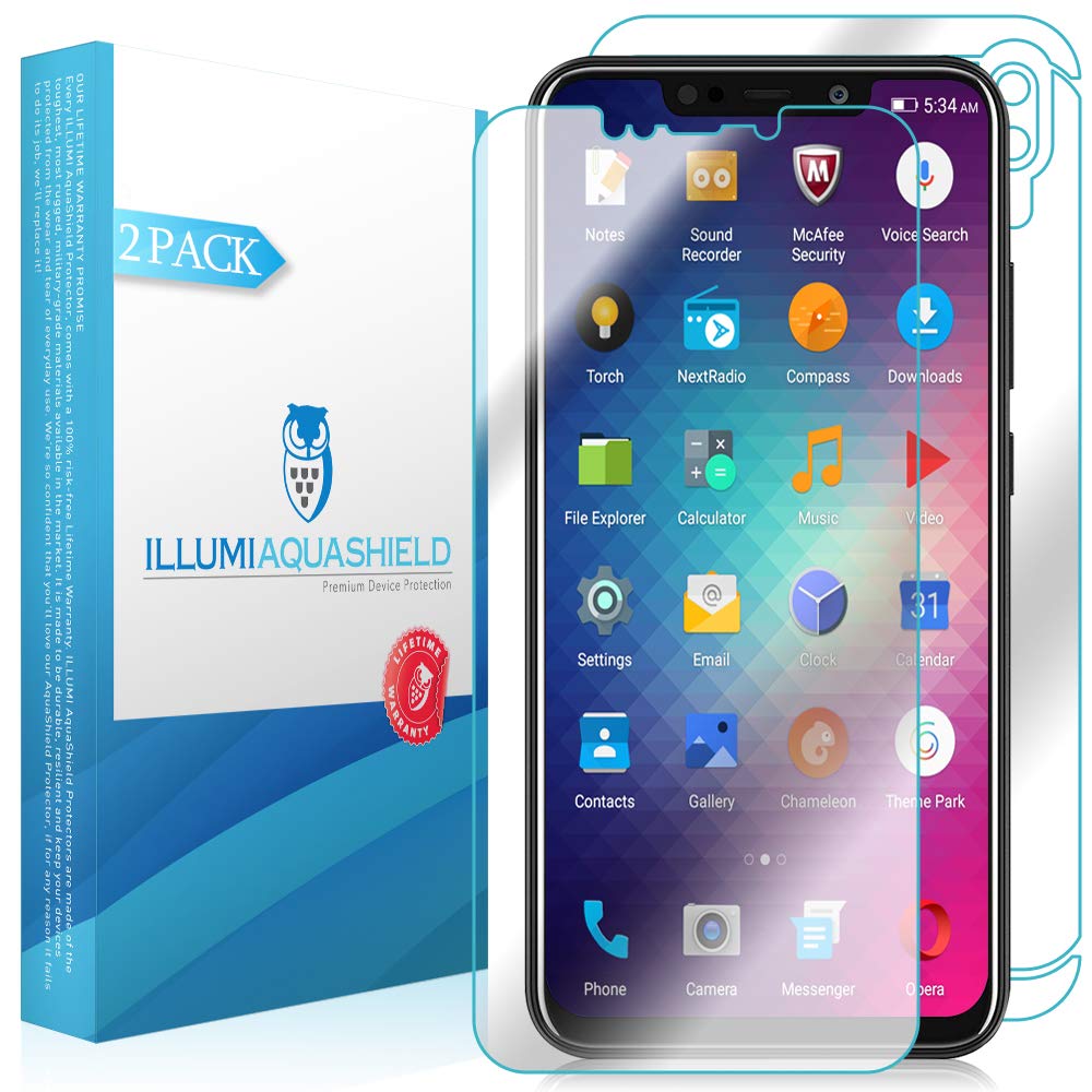 BLU Vivo XL4 Screen Protector (2-Pack) - HD Clear TPU Film, Bubble-Free Front & Back Protection | Perfect for Everyday Use, Work & Travel