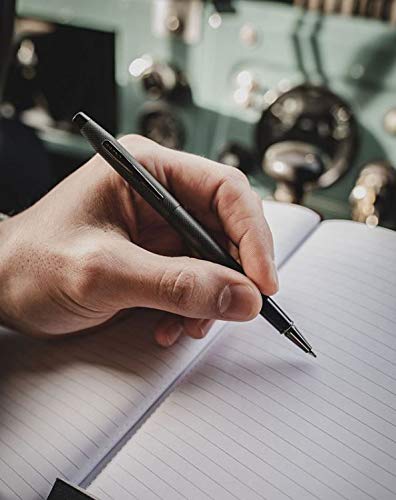Premium Cross Classic Century Ballpoint Pen & 0.7mm Pencil Set with Refillable Ink - Elegant Black Micro-Knurl Design in Gift Box | Perfect for Office, Business Gifts & Professional Writing