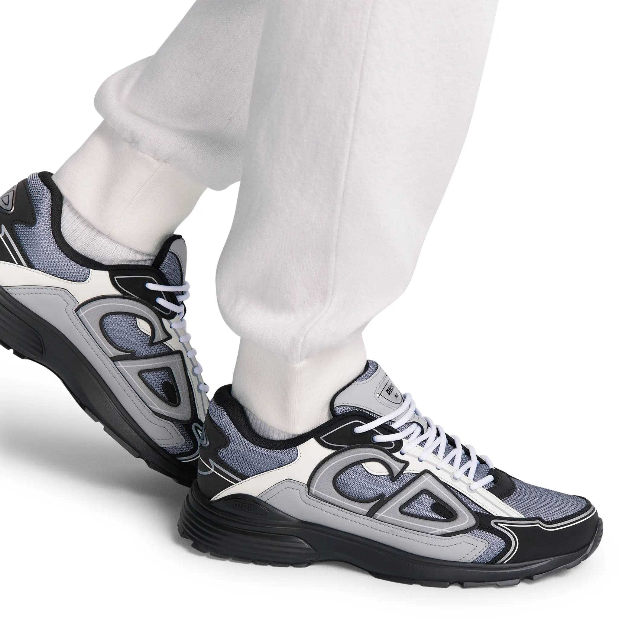 Dior B30 Countdown Sneakers - Mesh Blue, White, Black & Grey | Fashionable Men's & Women's Casual Shoes for Running, Walking & Streetwear