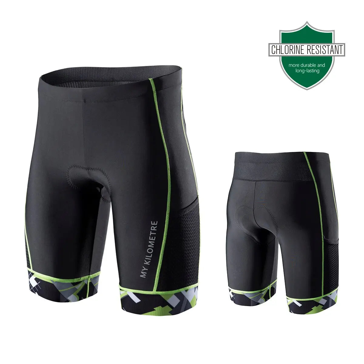 Men's Triathlon Cycling Shorts - Quick Dry, Comfortable & Breathable for Swim, Bike, Run - Perfect for Triathlons, Training & Outdoor Sports