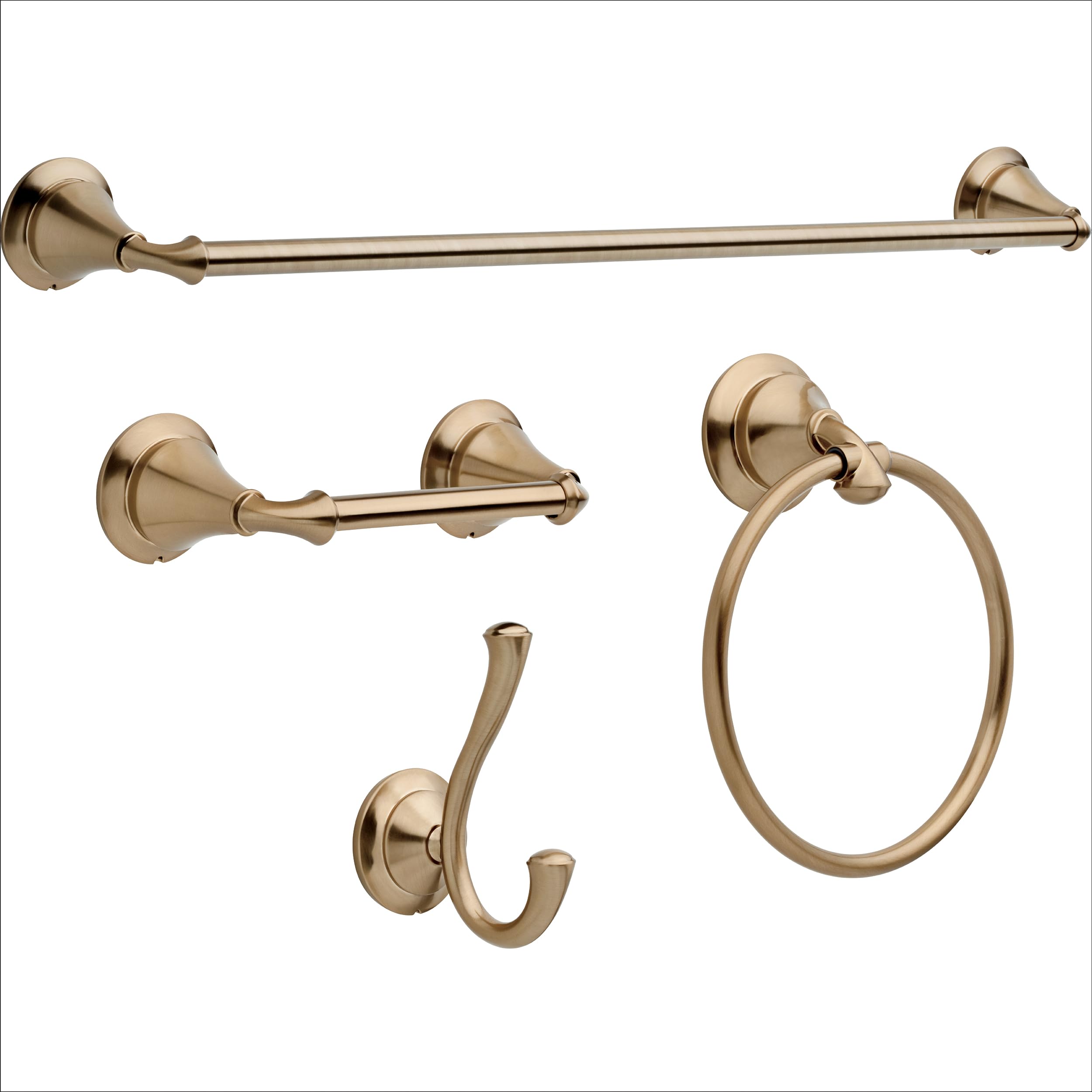 Delta Linden 4-Piece Bathroom Hardware Set - 24