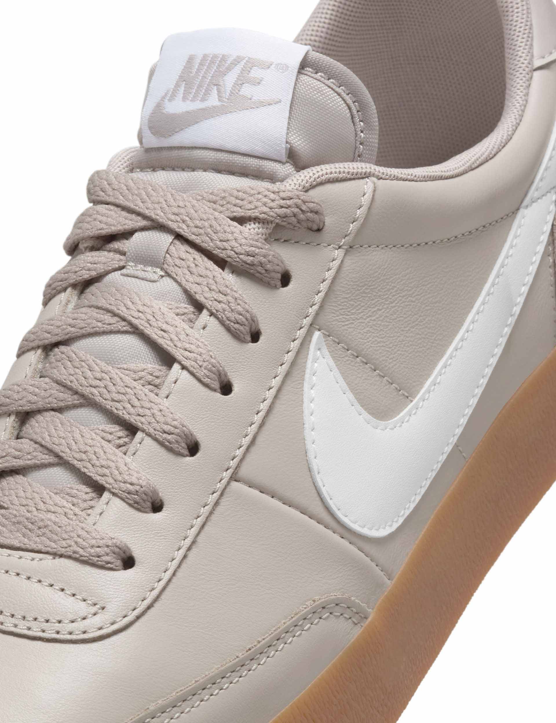 Nike Killshot 2 Leather Sneakers - College Grey/White/Gum Medium Brown | Casual Comfort Shoes for Men | Perfect for College Campus, Streetwear & Everyday Wear
