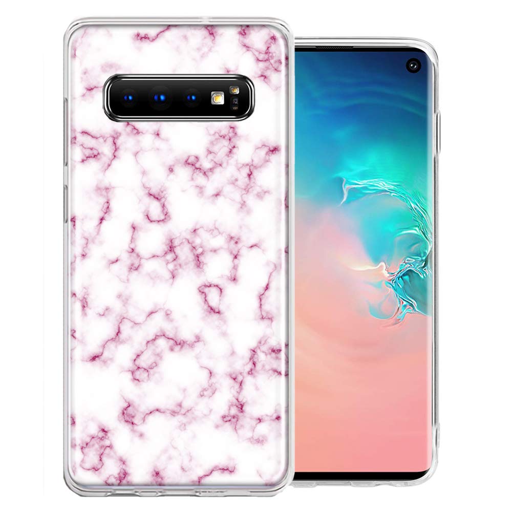 Samsung Galaxy S10 Plus Pink Marble Phone Case - Stylish Protection for Daily Use
