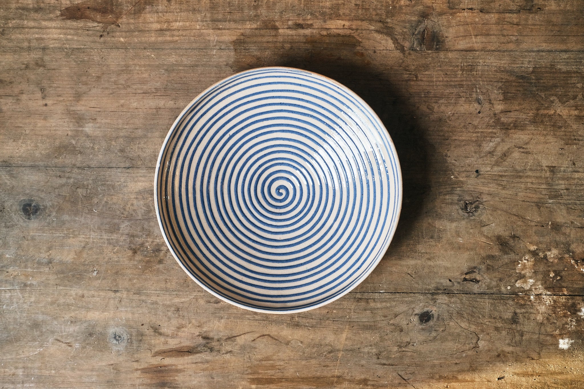 Elegant Blue Swirl Serving Plate - 12 Inch Ceramic Appetizer Dish for Cheese, Fruit & Desserts - Perfect for Parties, Weddings & Entertaining