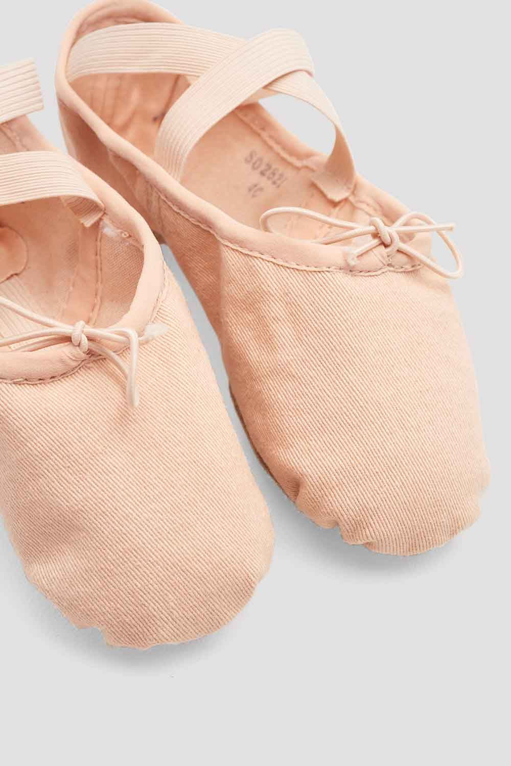 Girls Ballet Shoes - Zenith Stretch Canvas Dance Shoes for Toddlers & Kids - Comfortable & Flexible for Ballet Class, Practice & Performances