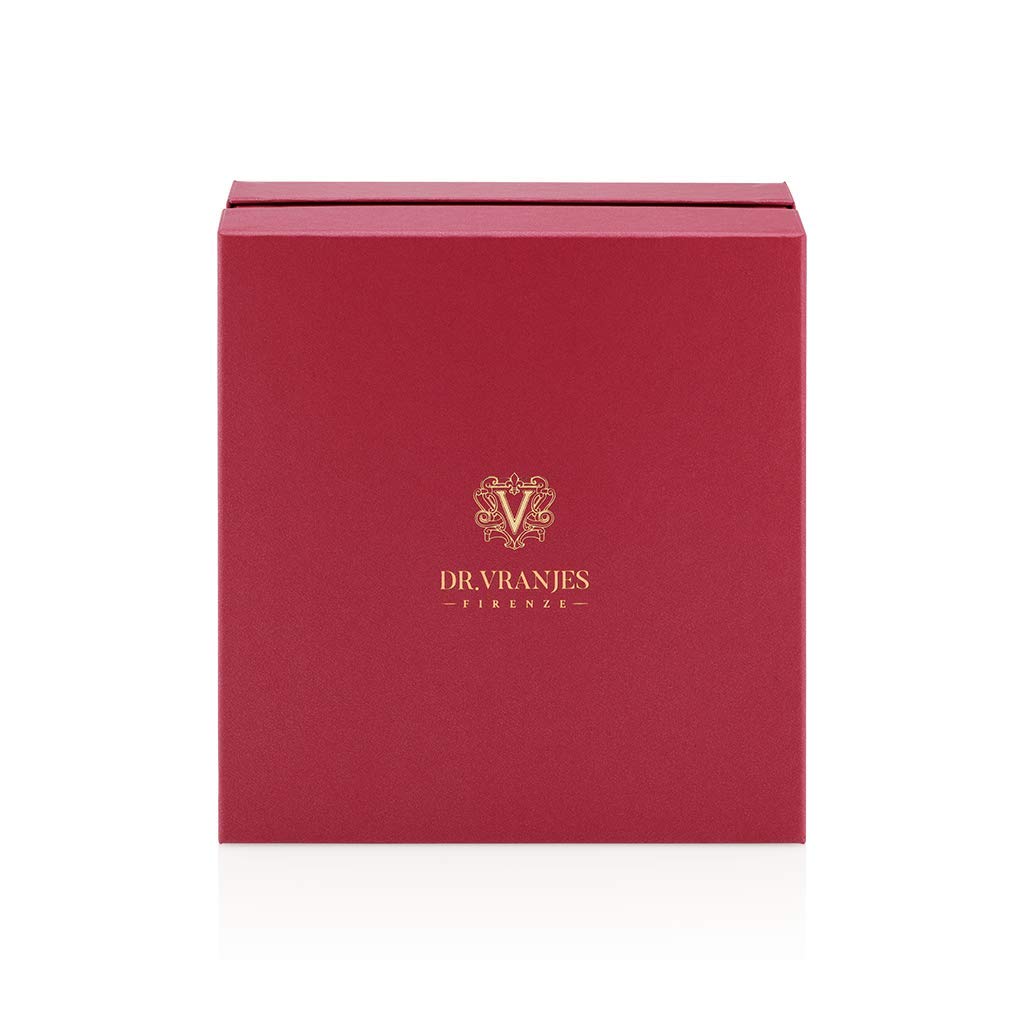 Dr. Vranjes Ambra Reed Diffuser 250ml & Scented Candle 200g Set - Luxury Home Fragrance Gift for Living Room, Bedroom & Office
