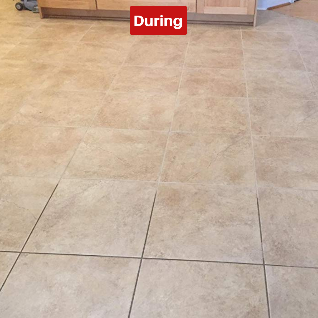 Premium Tile & Grout Cleaning Kit - Deep Clean & Protect Floors, Bathrooms & Showers - Complete Floor Care Solution for Sparkling Tiles & Fresh Grout Lines