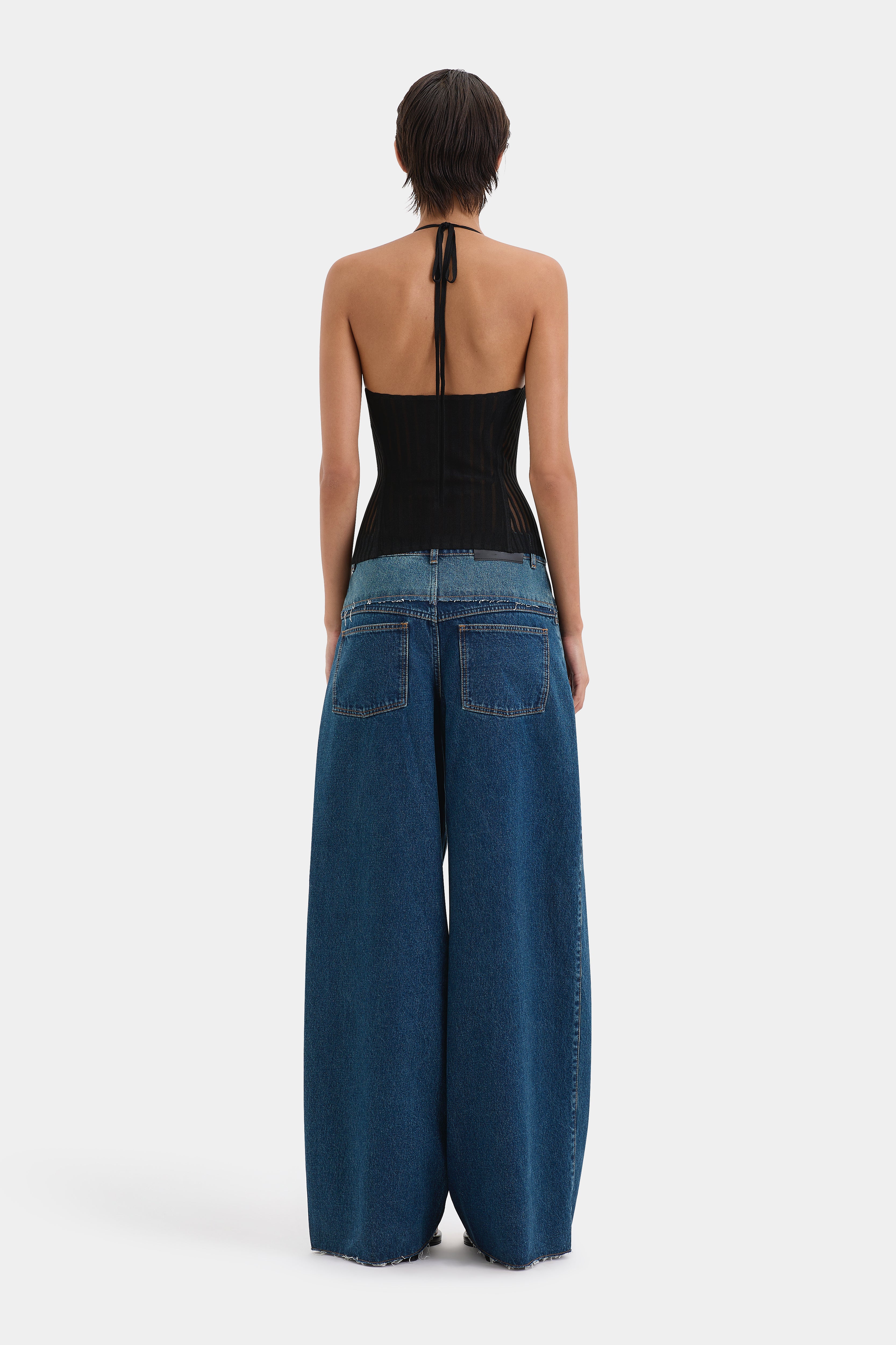 Luna High Waist Wide Leg Jeans for Women - Stretchy Comfort Denim Pants - Perfect for Casual Wear, Office Outfits & Date Nights