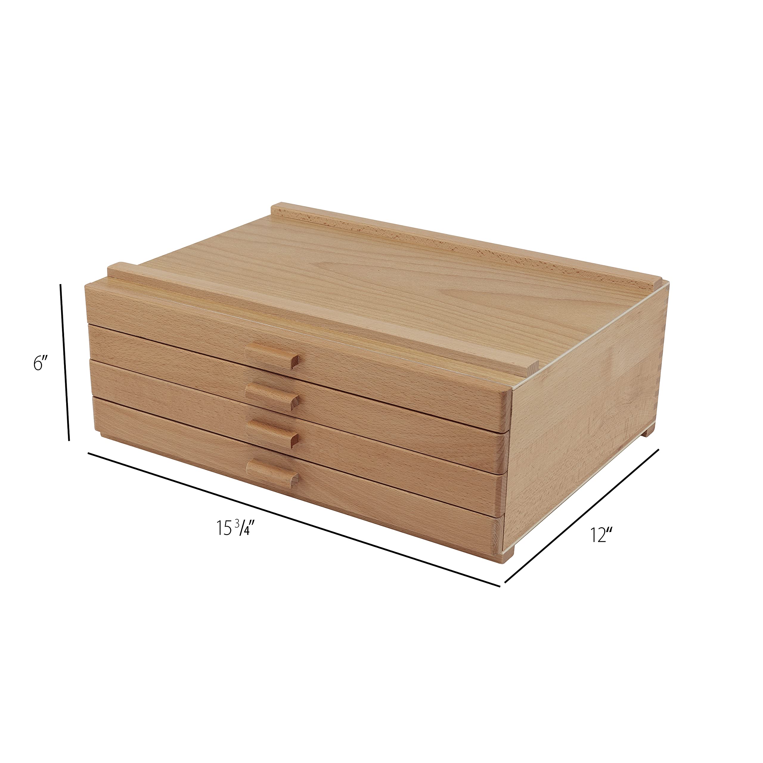 HG Art Concepts Artists Storage Chests - Premium Studio Organizer for Paint Tubes, Brushes, Pencils & Markers (3-Drawer & 4-Drawer Options) - Perfect for Art Studios, Craft Rooms & Classroom Organization