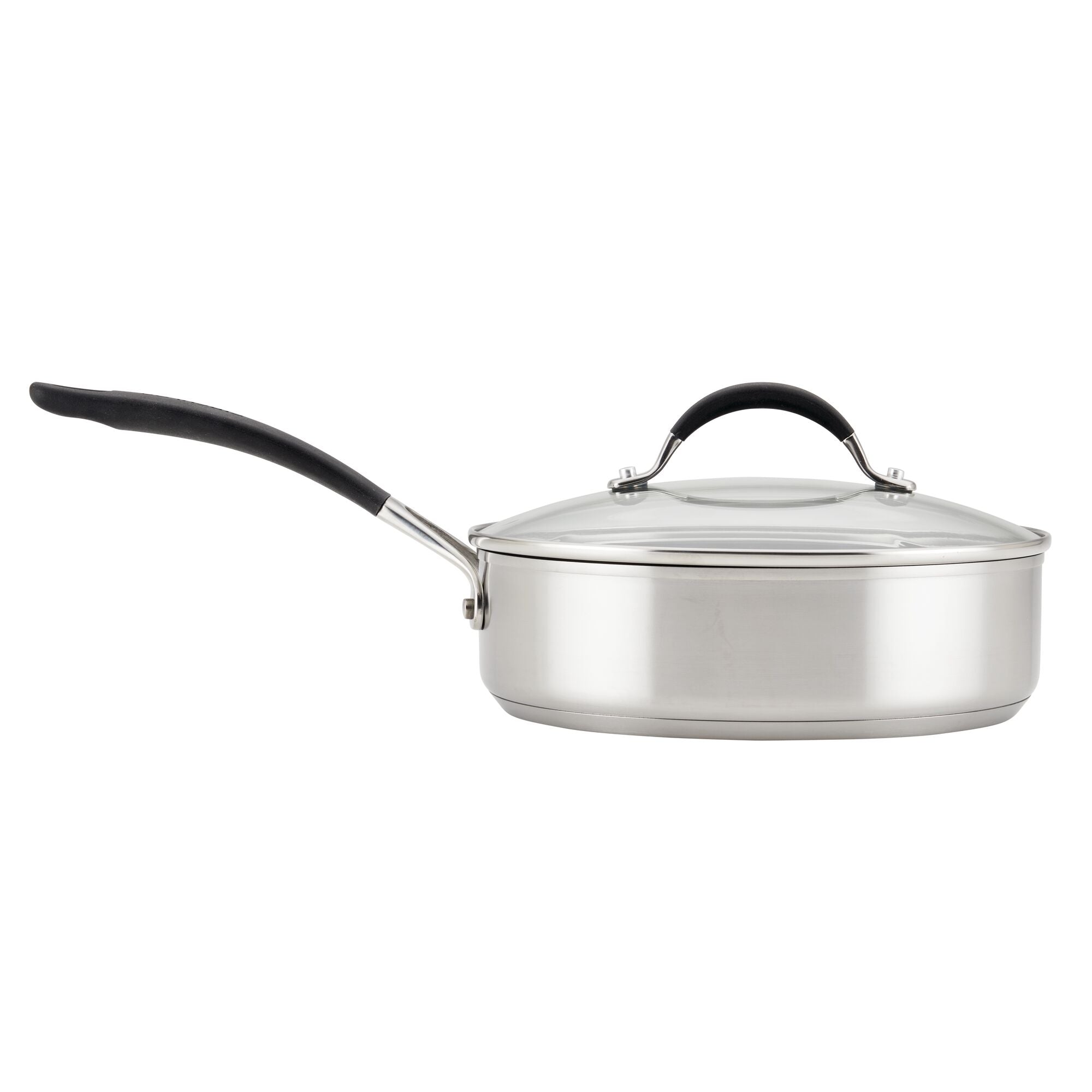 10-Piece Hybrid Stainless Steel Cookware Set - Nonstick & Durable Pots and Pans for Professional Cooking, Baking & Everyday Kitchen Use