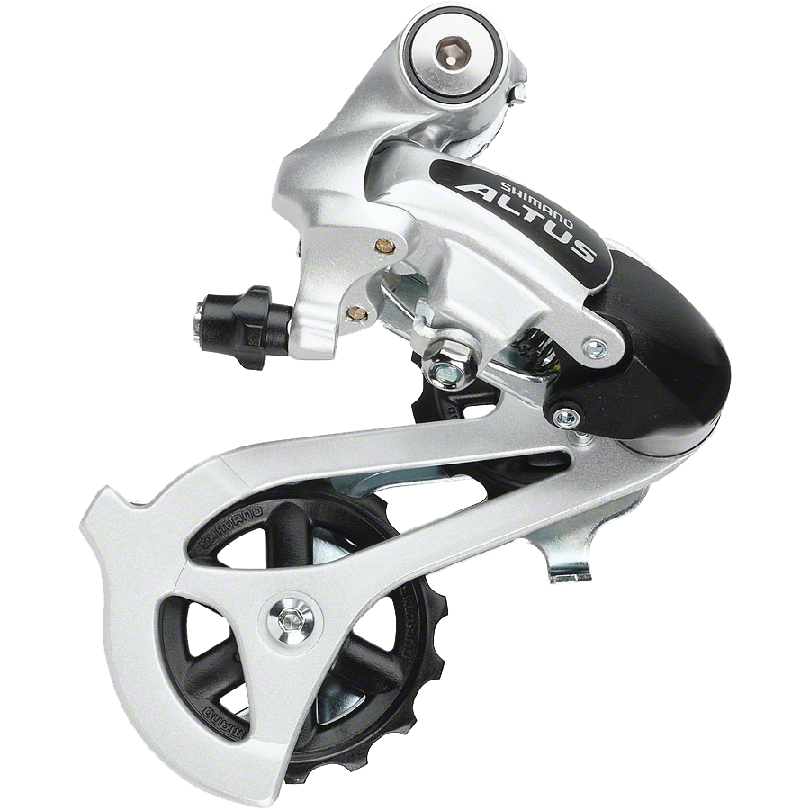Altus M310 7/8 Speed Rear Derailleur - Silver Bicycle Gear Shifter for Smooth & Precise Shifting - Perfect for Mountain Bikes, Road Bikes & Commuting