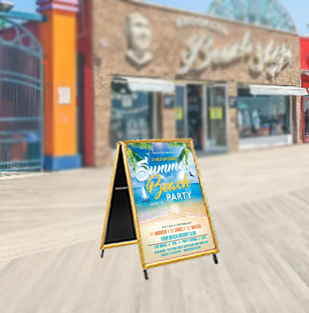 16x24 Wood A-Frame Sign Holder with 1 1/4