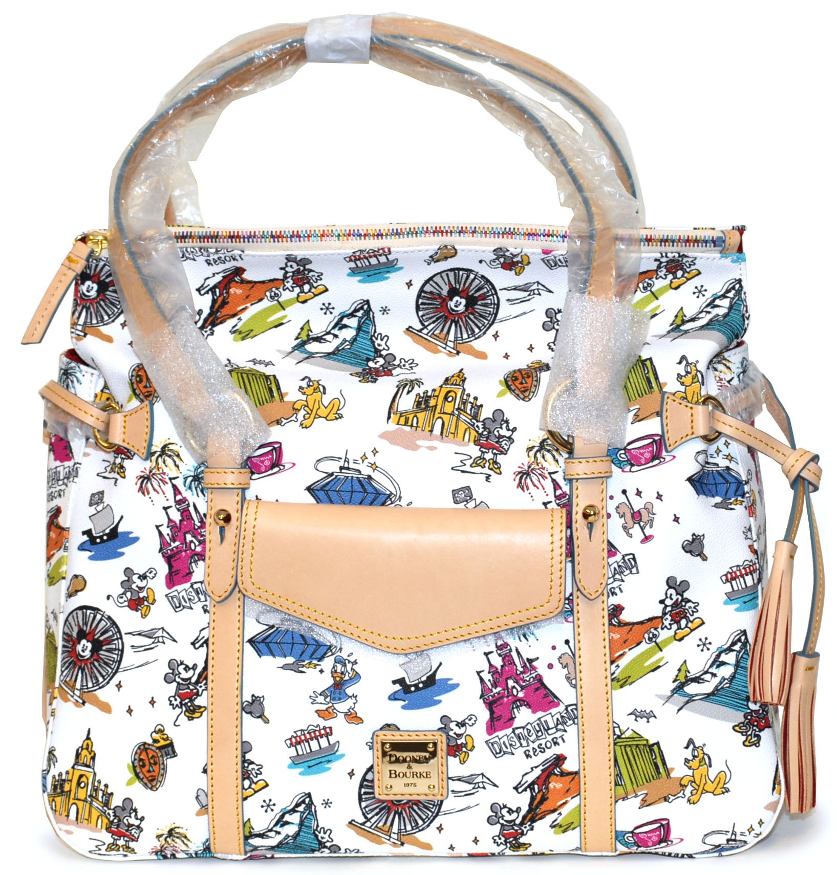 Disneyana Smith Crossbody Bag by Dooney & Bourke | Official Disneyland Merchandise | Perfect for Theme Park Visits, Collectors & Disney Fans