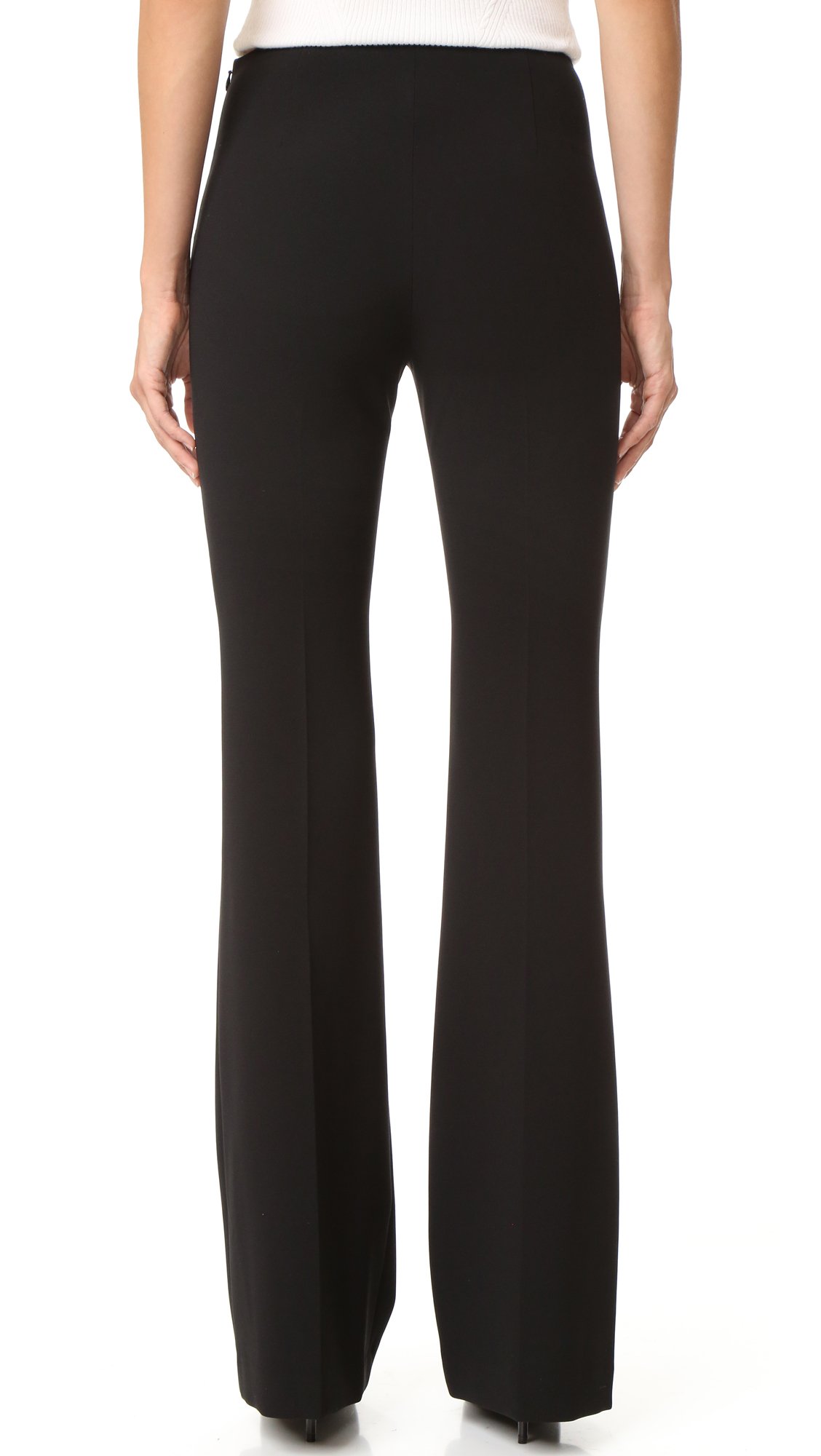 Theory Women's Demitria Admiral Crepe Pants - Slim Fit Work Pants for Office & Business Casual Wear