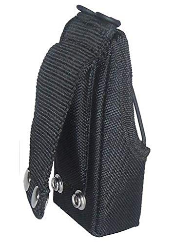 Durable Nylon Carry Case for Motorola CP180 Two Way Radio - Fixed Belt Loop & Full Display Protection | Perfect for Construction, Security & Outdoor Work