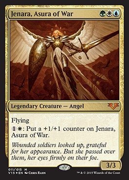 Magic The Gathering Jenara Asura of War Foil Card - From The Vault Angels Collection - Premium MTG Collectible for Commander & Modern Deck Players