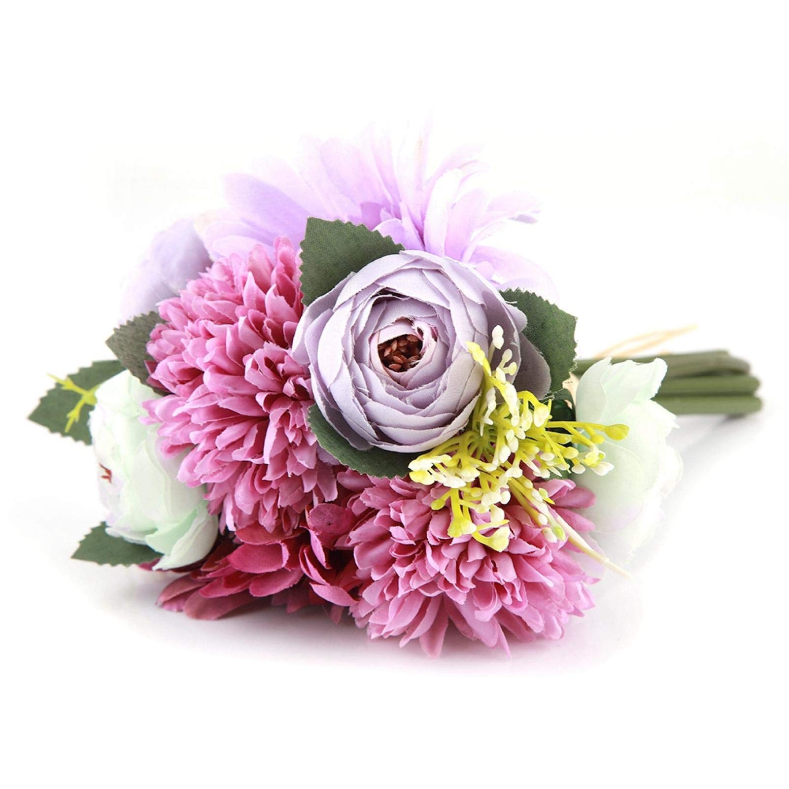 Artificial Silk Flowers for Wedding Decorations, Party & Home - Easy to Clean & Reusable Floral Arrangements (Perfect for Centerpieces, Bouquets, and DIY Crafts)