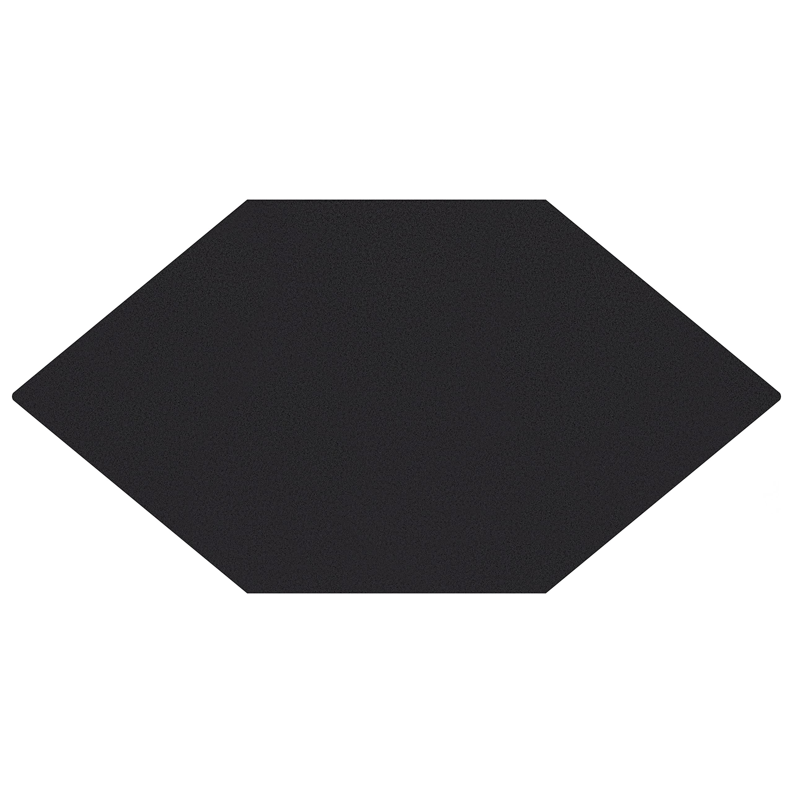 SomerTile FCD7BTK Textile Basic Kayak Black 7x13 Inch Porcelain Tile for Floor and Wall - Perfect for Bathroom, Kitchen Backsplash, and Shower Renovation
