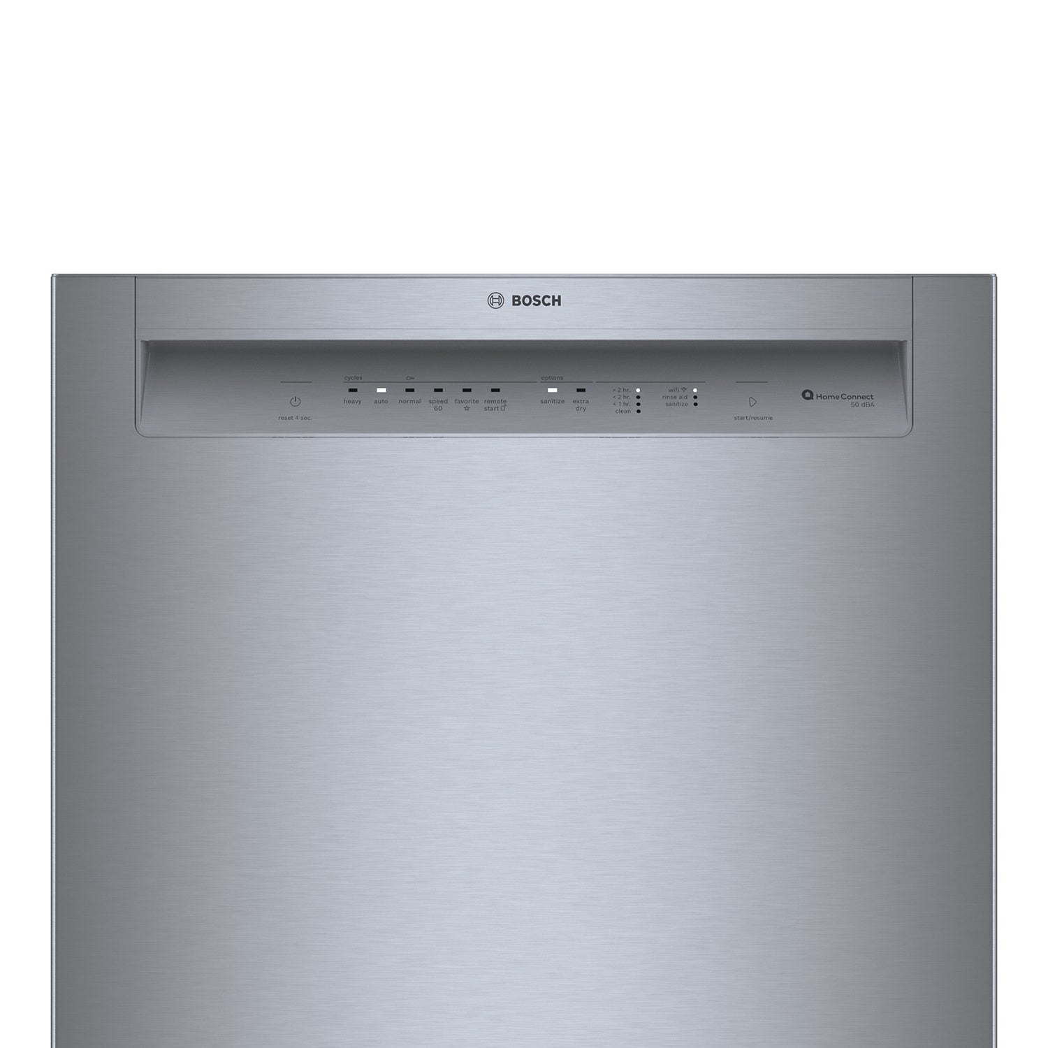 Bosch SHE3AEM5N 24 Inch Smart Dishwasher with Home Connect - Stainless Steel Anti-Fingerprint Finish | Perfect for Modern Kitchens & Large Families