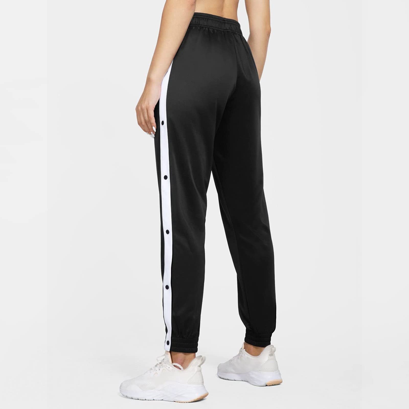 Women's Lightweight Tapered Sweatpants with Pockets - Stretchy Workout Pants for Yoga, Running & Lounge Wear - Comfortable Activewear for Women