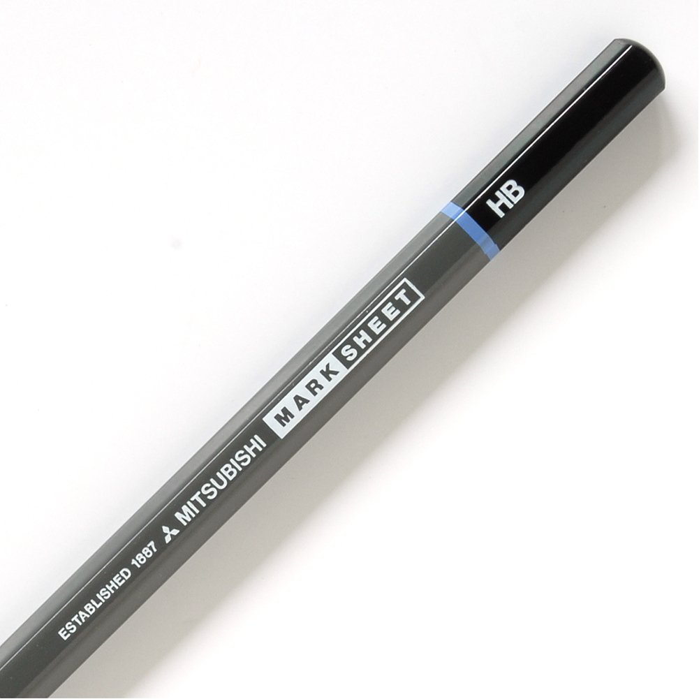 Mitsubishi Pencil Uni for Mark Sheet HB - 12 Pack (1 Dozen) - Perfect for Standardized Tests, Scantron Sheets & Bubble Answer Sheets