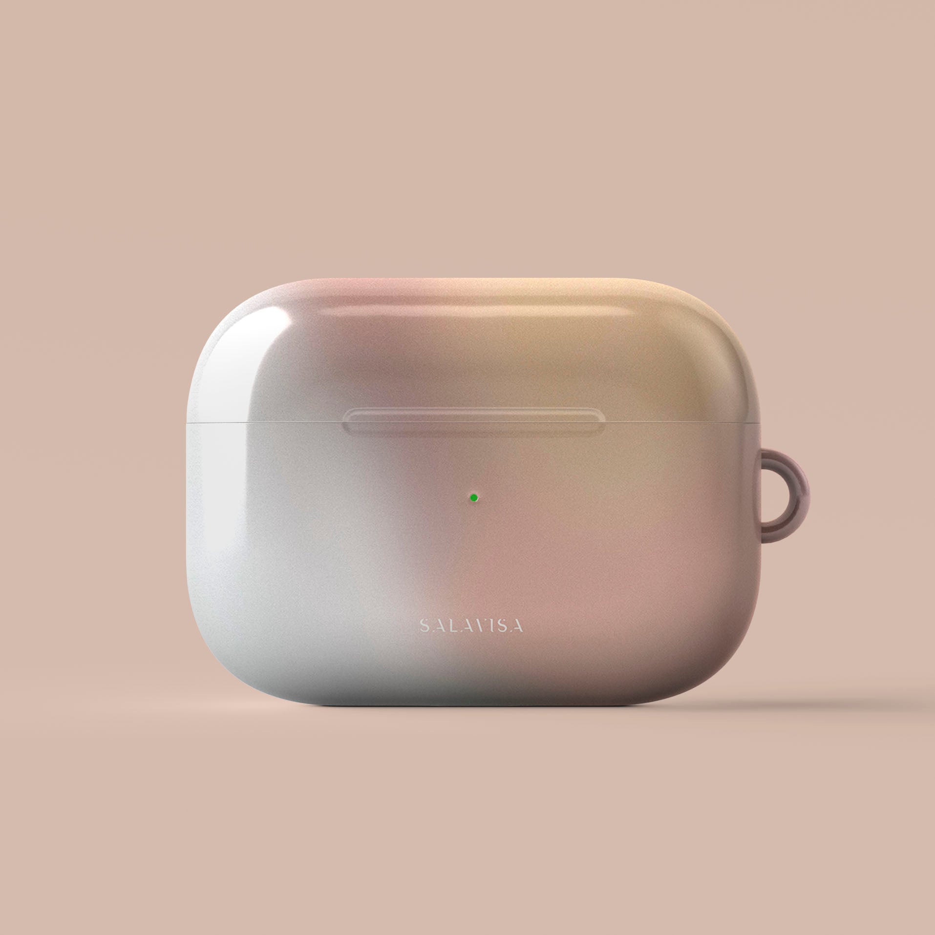 Sunlit Haze AirPods Case - Protective Cover for Apple AirPods 1/2/3 & Pro - Soft Silicone Shockproof Case with Keychain - Perfect for Running, Travel & Daily Use