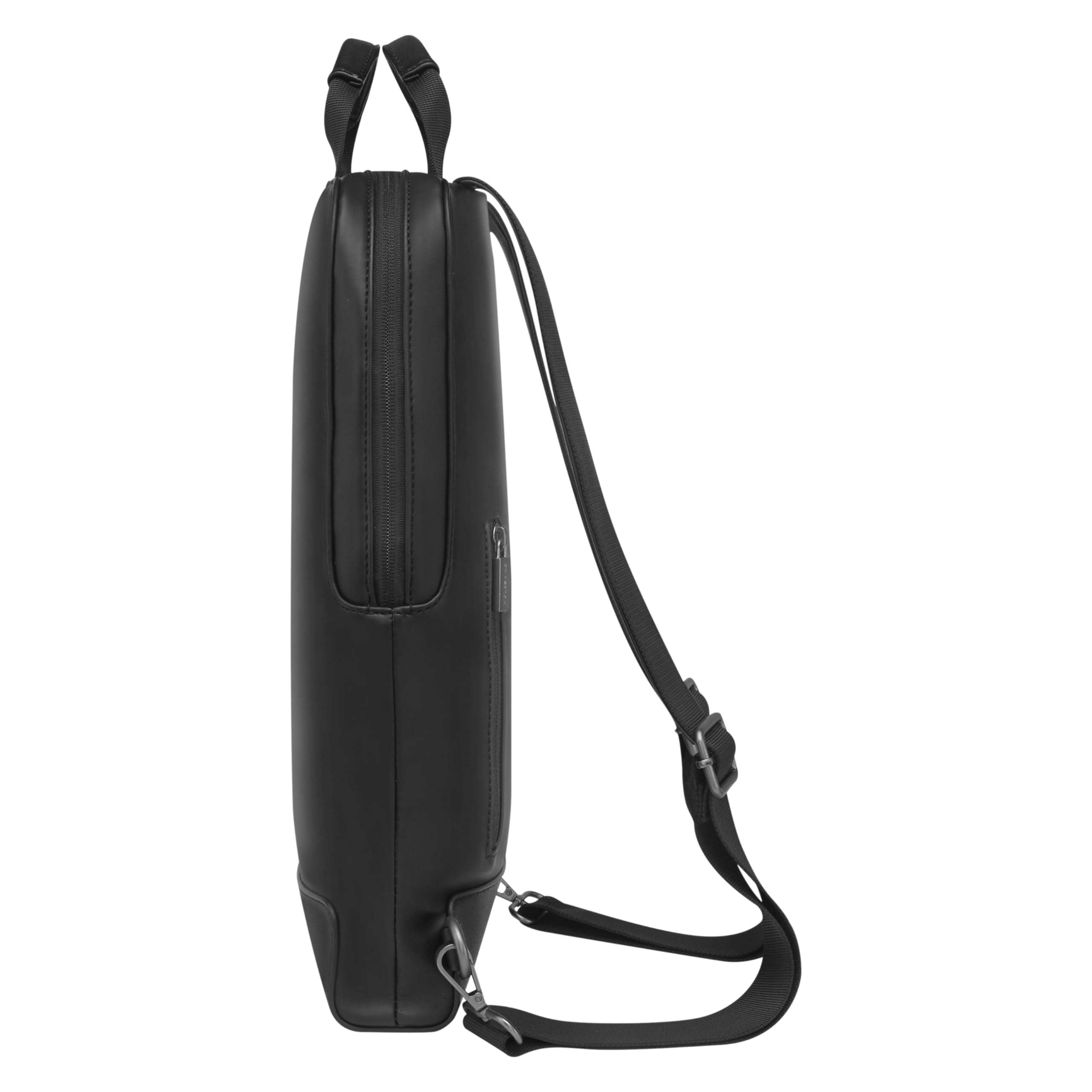 Moleskine Classic Vertical Laptop Backpack - 15 Inch Computer Bag for MacBook, Notebook, iPad - 29 x 39 x 6 cm - Black - Perfect for Work, Travel & School