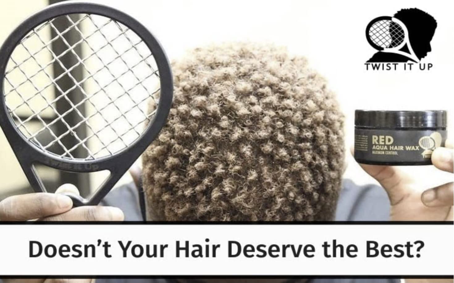 Twist It Up Hair Styling Gel Wax for Dreadlocks, Braids, Edges & Natural Curls - Strong Hold Pomade for Twist Outs & Waves - Perfect for Daily Styling & Protective Hairstyles