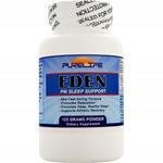 PURE LIFE Eden PM Sleep Support Supplement - 120g for Better Sleep & Relaxation | Natural Sleep Aid for Adults, Stress Relief & Insomnia Support