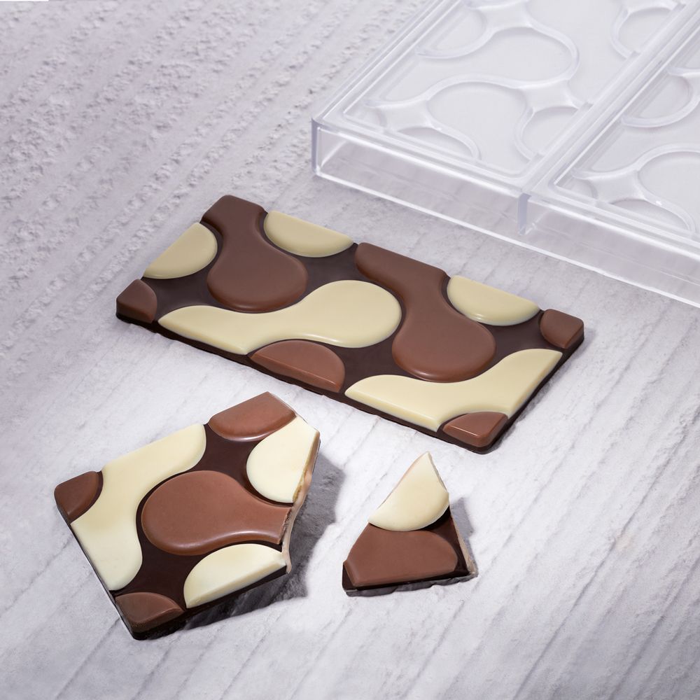 100g Flow Bar Chocolate Mold - Premium Silicone Baking Mold for Homemade Chocolate Bars, Candy, Soap - Perfect for DIY Gifts, Party Favors, and Holiday Treats