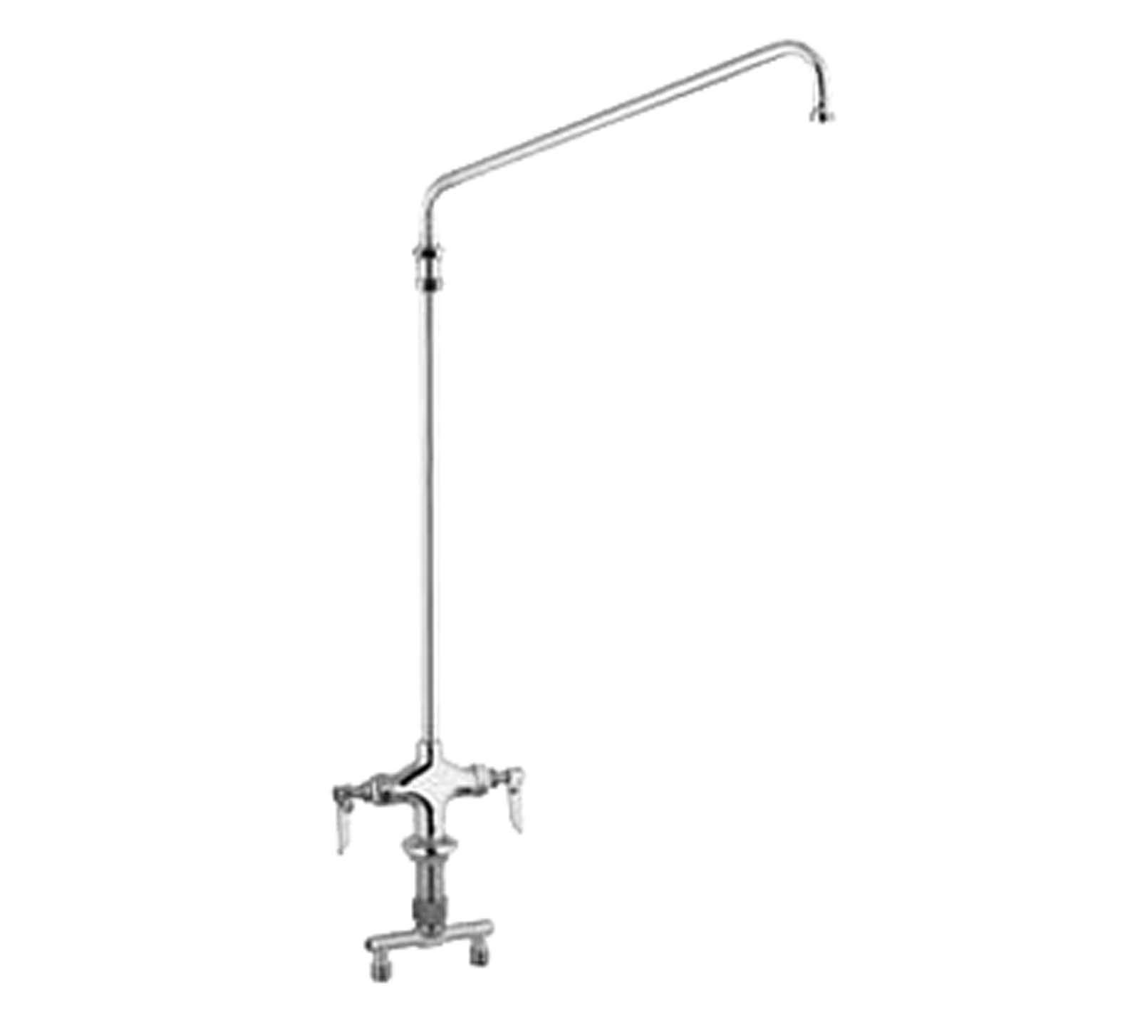 T&S Brass B-0272 Commercial Grade Double Handle Pantry Faucet with 6