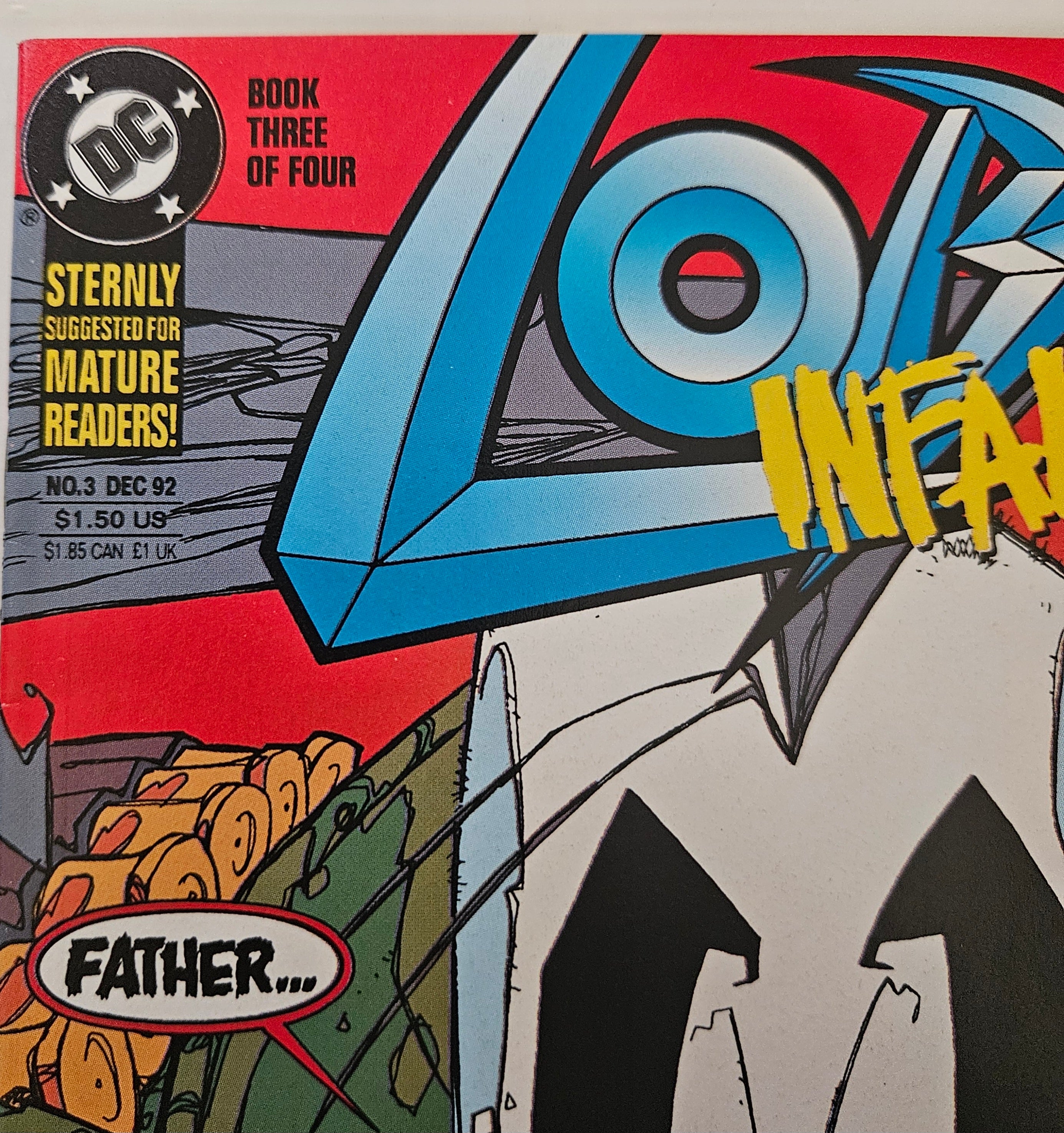 Lobo: Infanticide - Father Knows Best | DC Comics 1993 | Collectible Vintage Comic Book for Superhero Fans & Comic Collectors