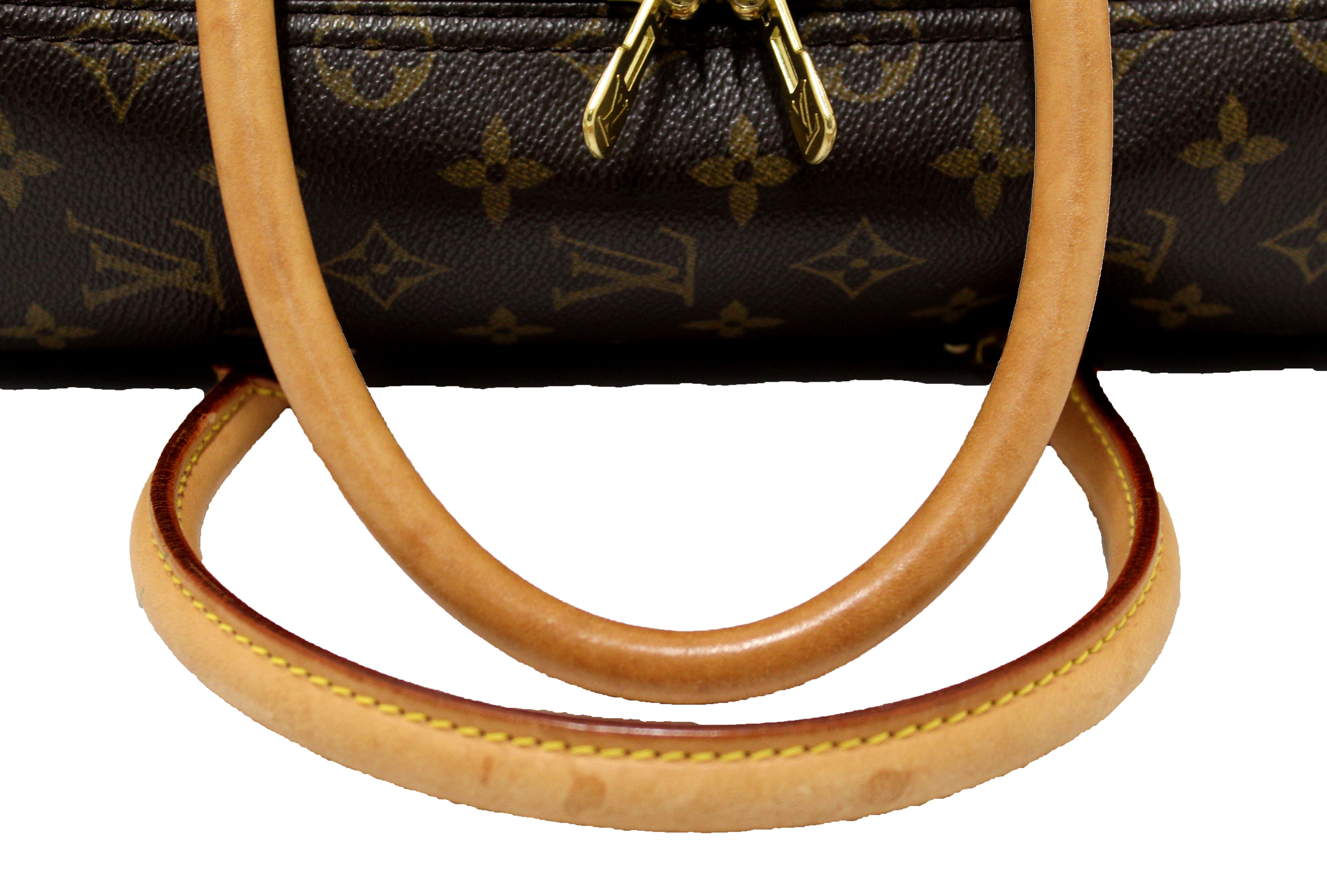Authentic Louis Vuitton Monogram Canvas Sirius 45 Carry-On Luggage - Luxury Travel Bag for Business Trips & Vacations | Durable Spinner Suitcase with TSA Lock for Airplane & Train Travel