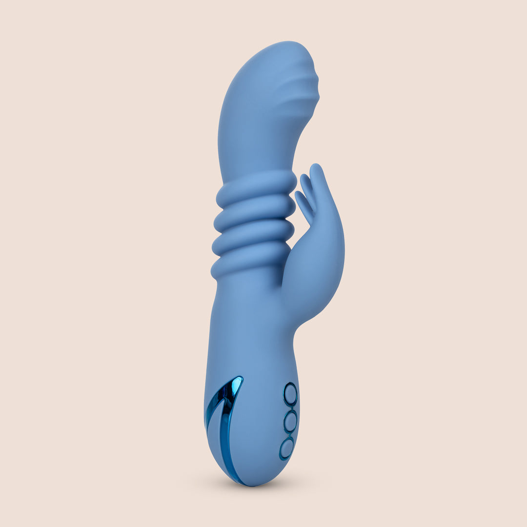 California Dreaming® Santa Cruz 'Coaster Rabbit Vibrator - Powerful Thrusting G-Spot Stimulator for Women, Perfect for Solo Play & Couples Intimacy | Discreet Packaging & USB Rechargeable