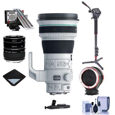 Canon EF 400mm f/4 DO IS II USM Telephoto Lens with Pro Accessory Bundle - Professional Wildlife & Sports Photography Lens for DSLR Cameras