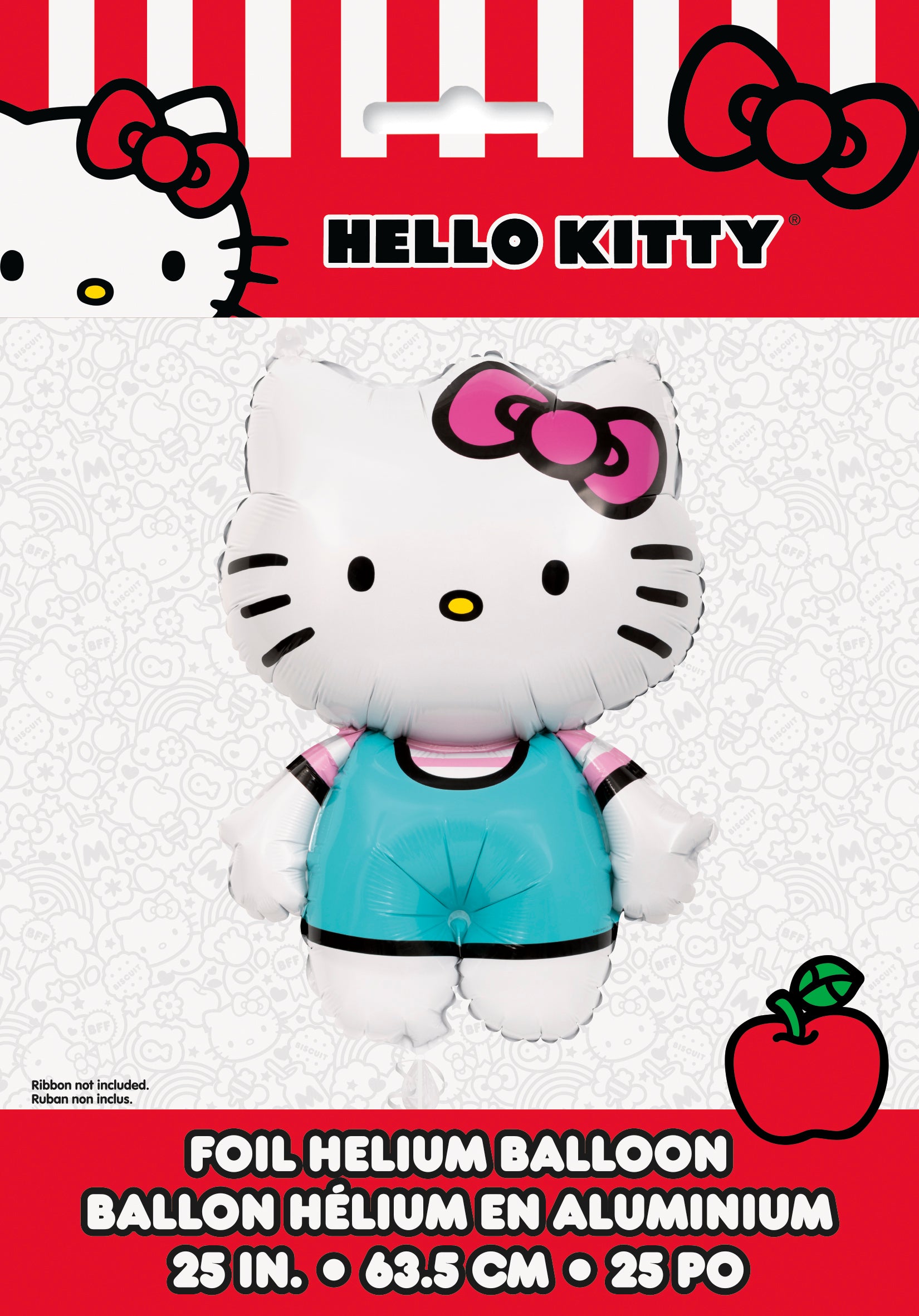 25 Inch Hello Kitty Foil Balloon Bag for Birthday Parties, Baby Showers & Decorations
