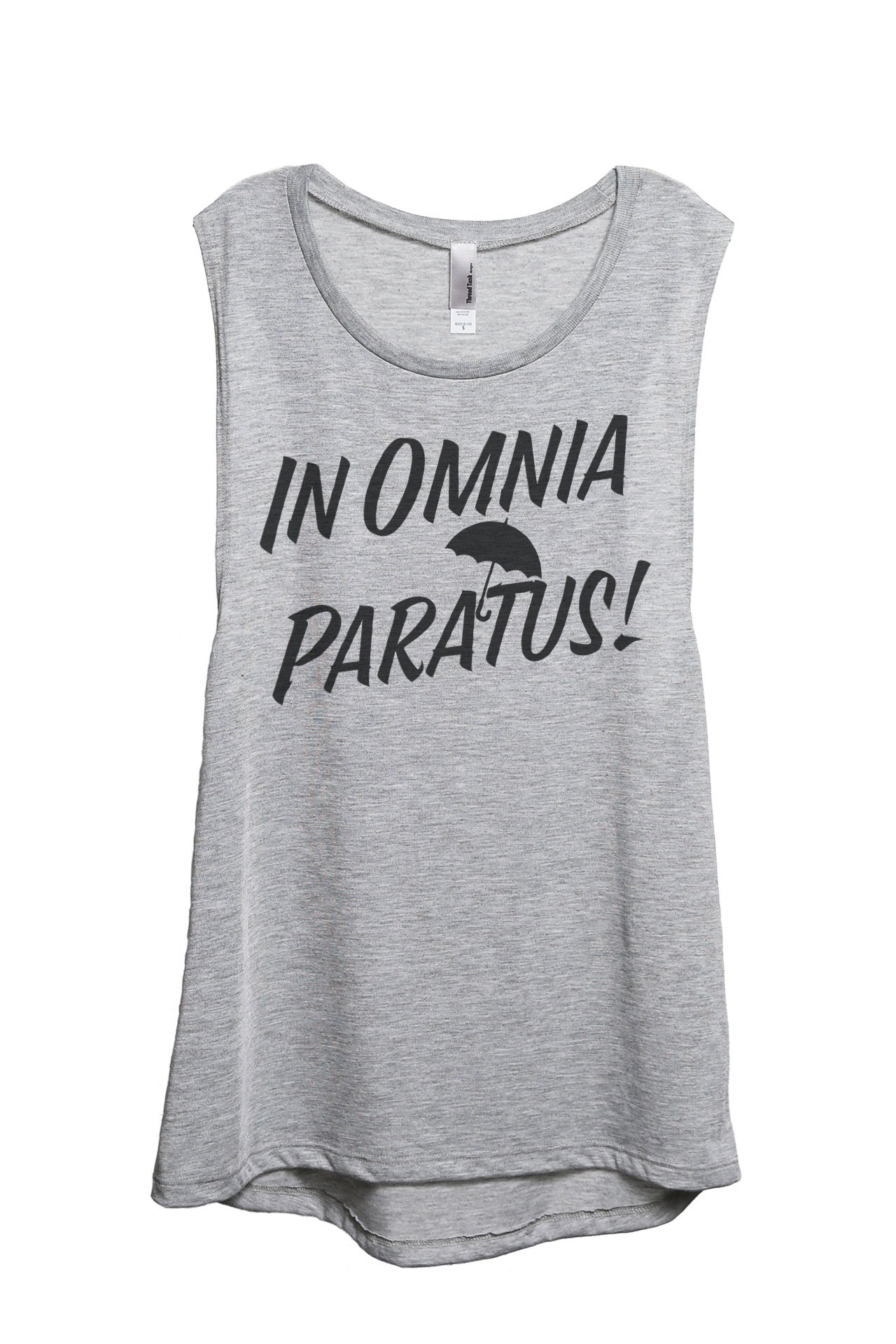 Omnia Paratus Women's Fashion Sleeveless Muscle Tank Top Tee - Workout, Gym, Yoga & Casual Wear
