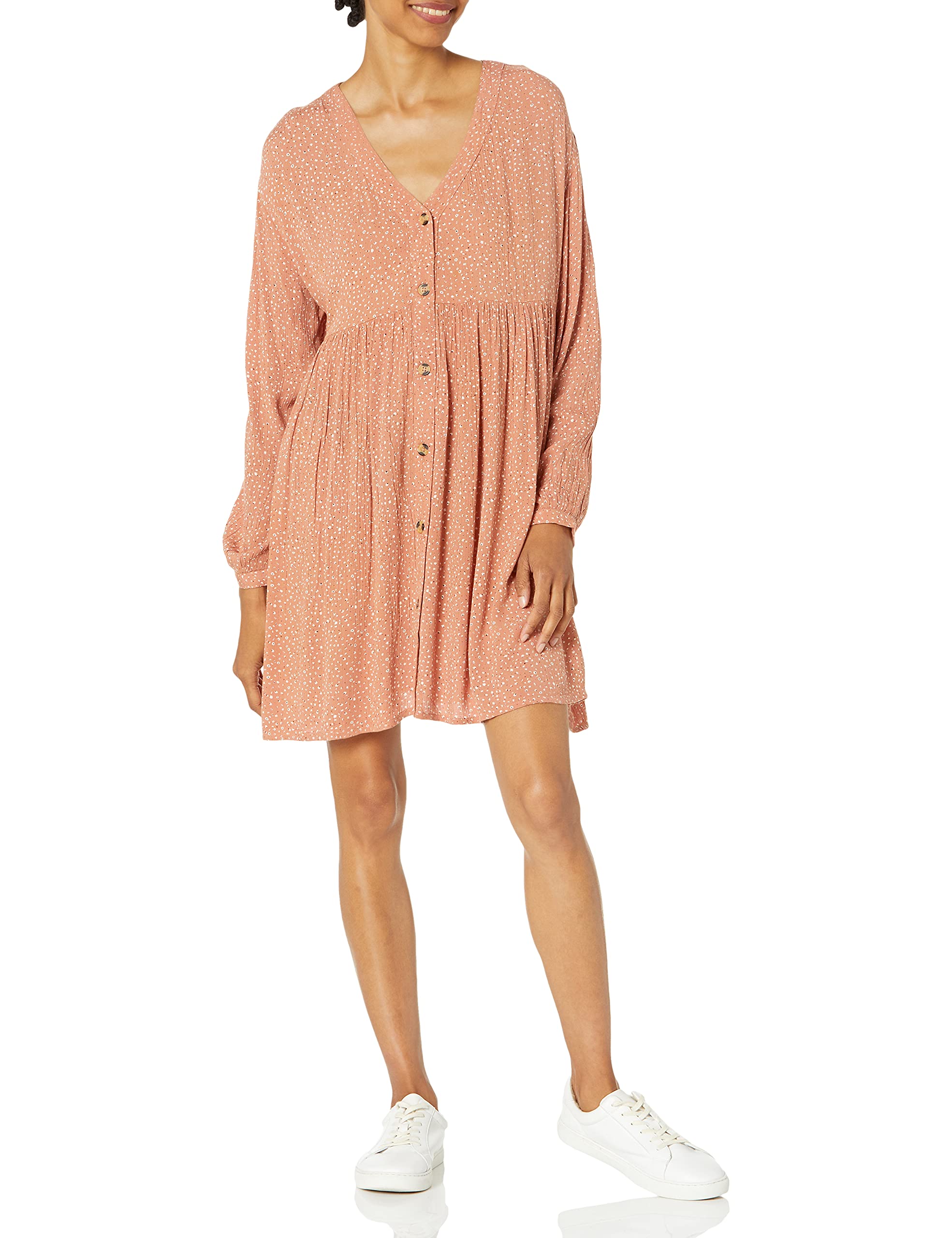 Billabong Women's On The Way Mini Dress - Flowy Summer Beach Dress for Casual Outings, Vacations & Boho Style