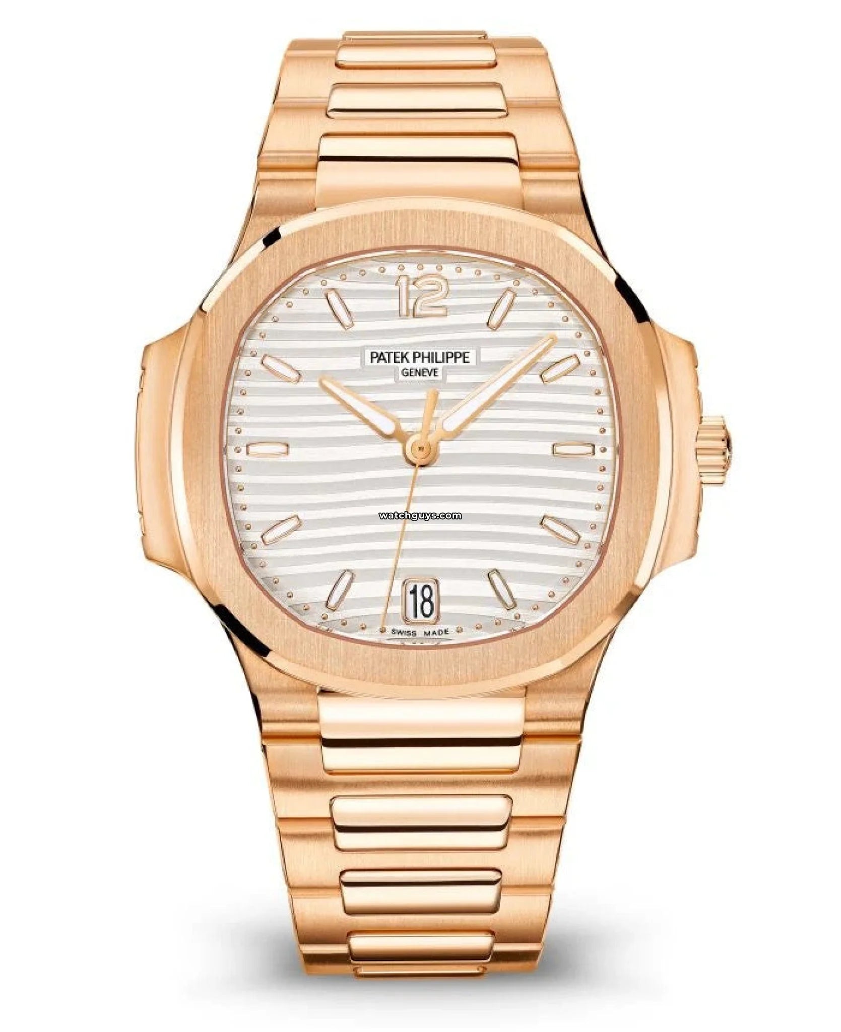 Luxury Patek Philippe Nautilus Tiffany & Co 7118/1R-001 Rose Gold Ladies Watch - Perfect for Elegant Events & High-End Fashion