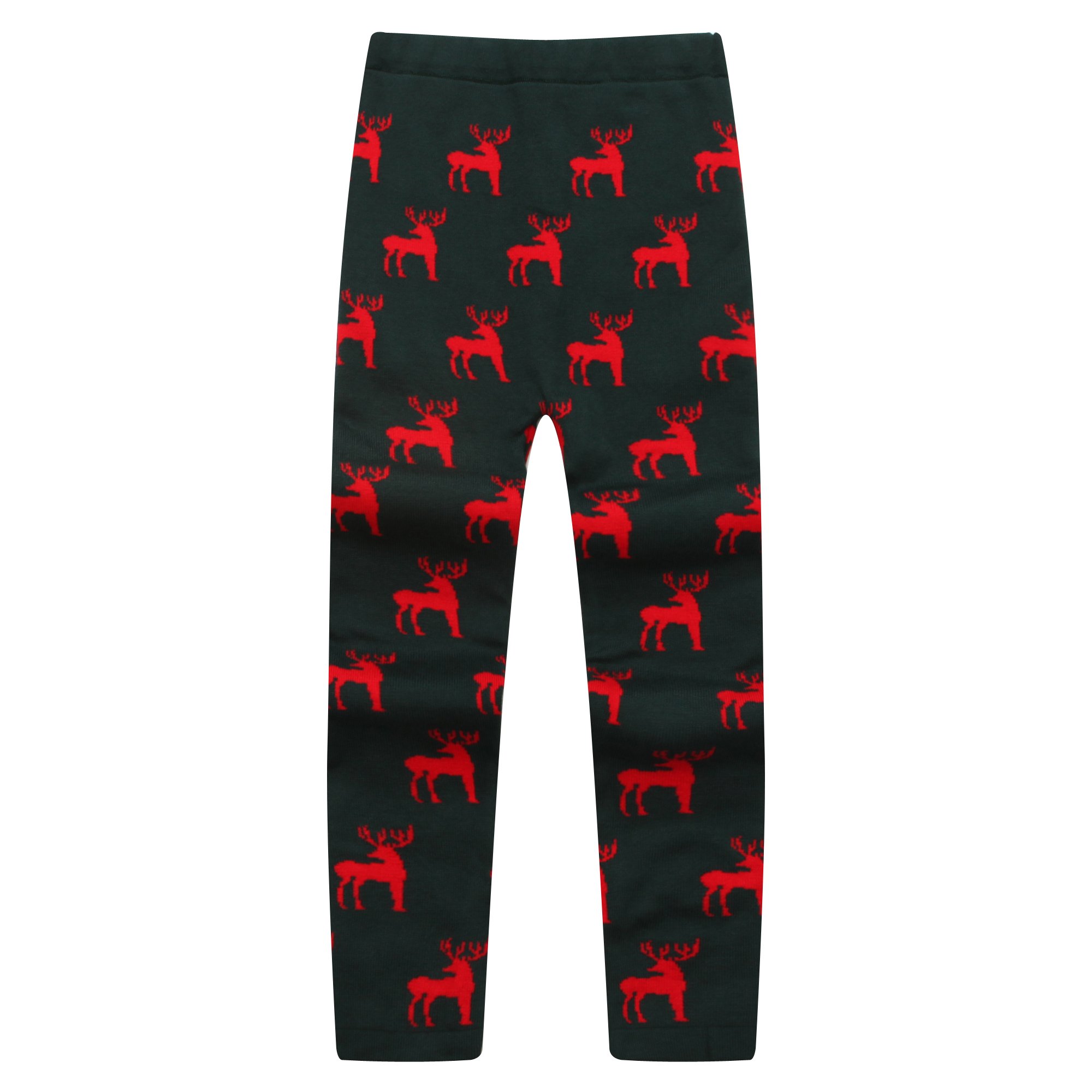 Richie House Girls' Knit Leggings - Soft & Stretchy for Play & School