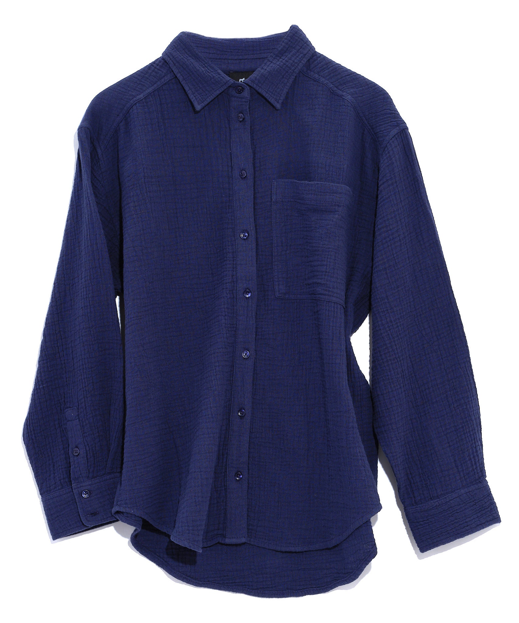 Supersoft Gauze Boyfriend Shirt for Women - Comfortable Loose Fit Long Sleeve Top for Casual Wear, Date Night & Layering