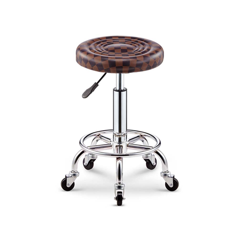 ch-AIR PeaceipUS Modern Lattice Bar Chair - Adjustable Swing Lift Stool for Coffee Shops, Beauty Salons, Spas & Manicure Stations | Ergonomic Massage Stool for Home & Commercial Use