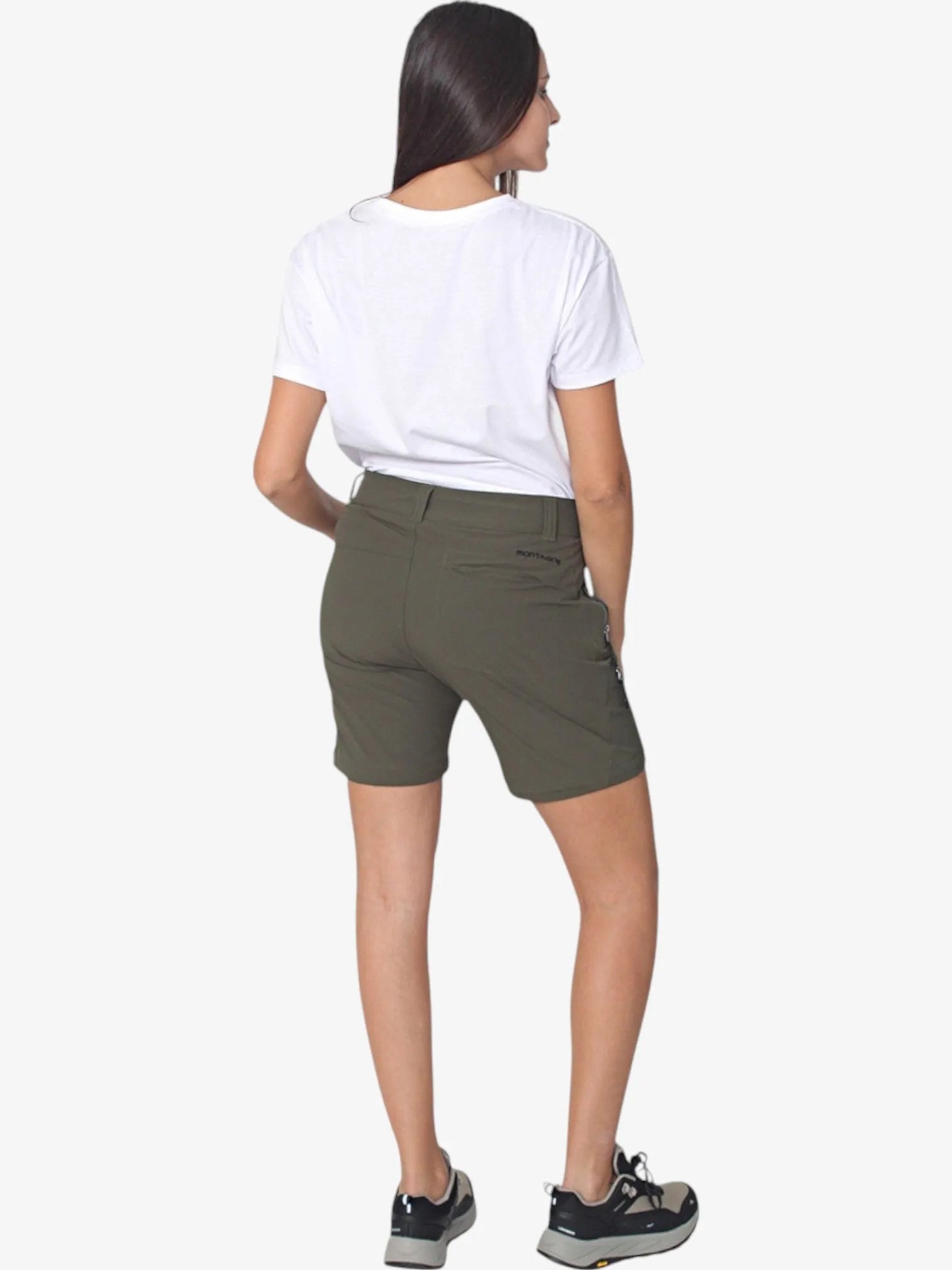 Women's Convertible Hiking Pants Jamaica Trekking Military Green - Lightweight Quick-Dry for Outdoor Adventures, Camping & Travel