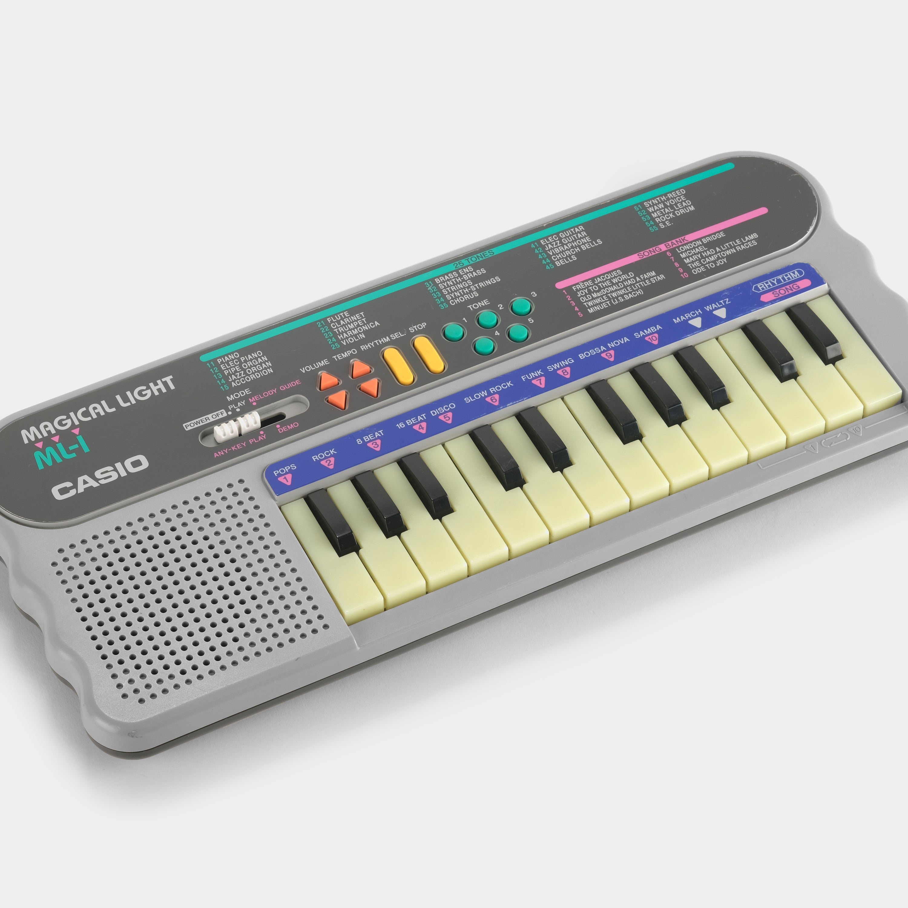 Casio ML-I Magical Light Mini Synthesizer Keyboard - 37-Key Portable Electronic Piano for Beginners & Professionals | Perfect for Home Practice, Studio Recording & Live Performances