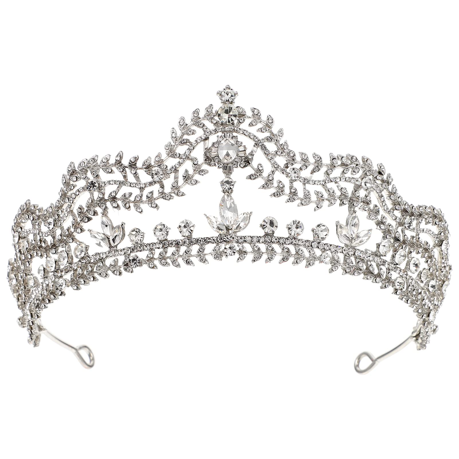 Elegant Vintage Rhinestone Bridal Tiara Crown for Women - Princess Wedding Hair Accessory, Fairy Costume Jewelry, Halloween Decor & Kids Party Hairpiece - Perfect for Brides, Pageants, Cosplay & Special Occasions