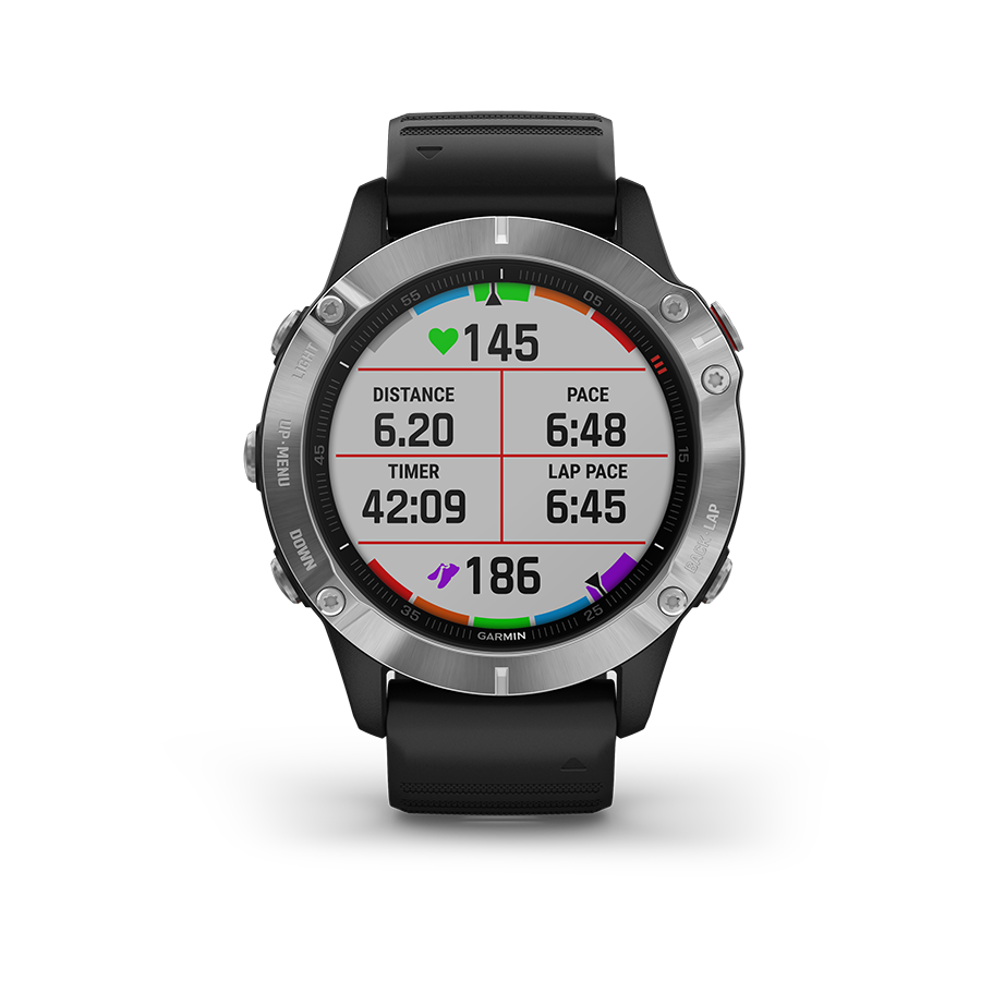 Garmin Fenix 6 Premium Multisport GPS Watch (47mm) - Outdoor Adventure, Running, Swimming & Fitness Tracking Smartwatch for Men & Women