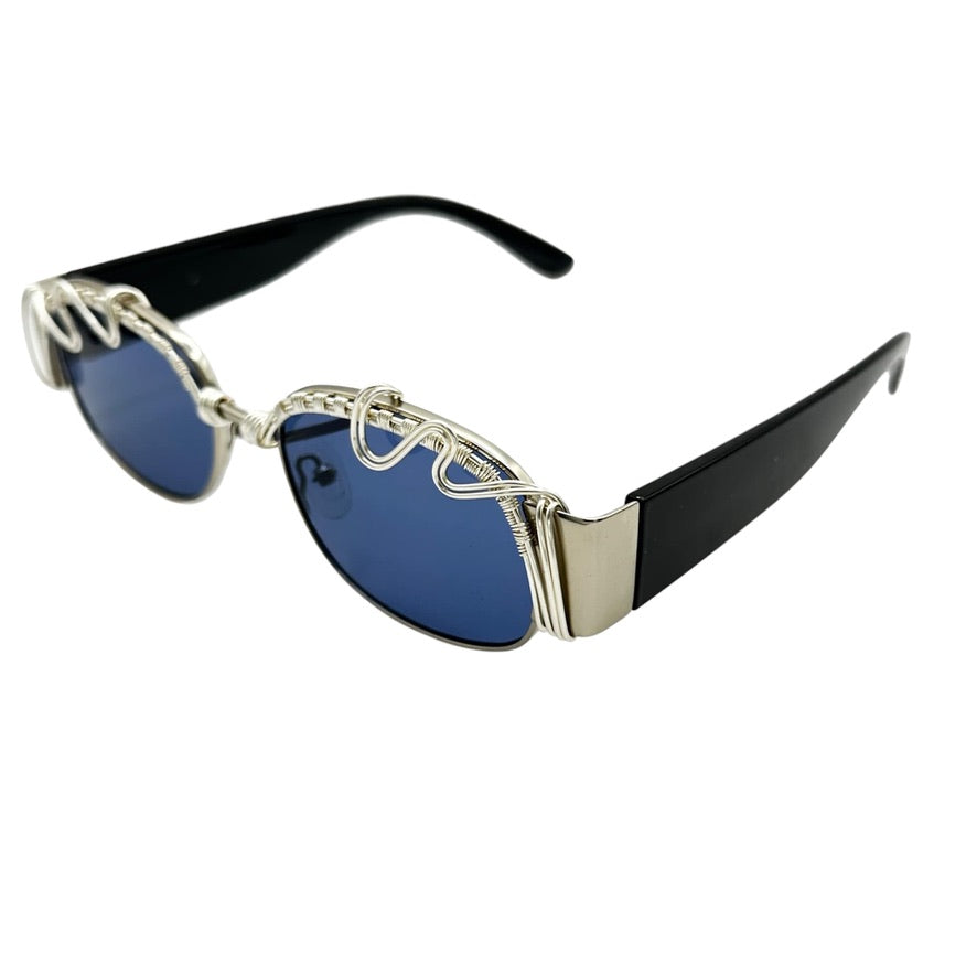 Premium Blue Silver Luxury Watch for Men - Elegant Dress Watch for Business, Formal Events & Special Occasions