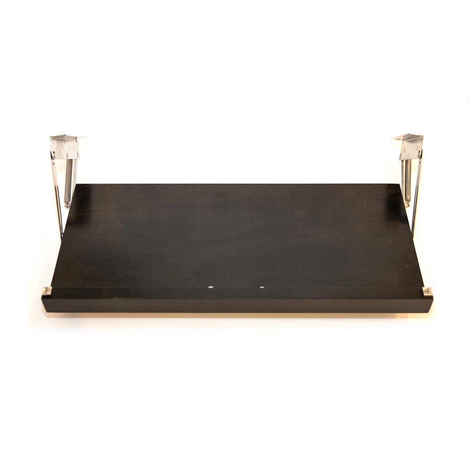 Under Cabinet Cookbook Holder or iPad Stand - Black/Ebony - Perfect for Kitchen Organization & Hands-Free Recipe Viewing